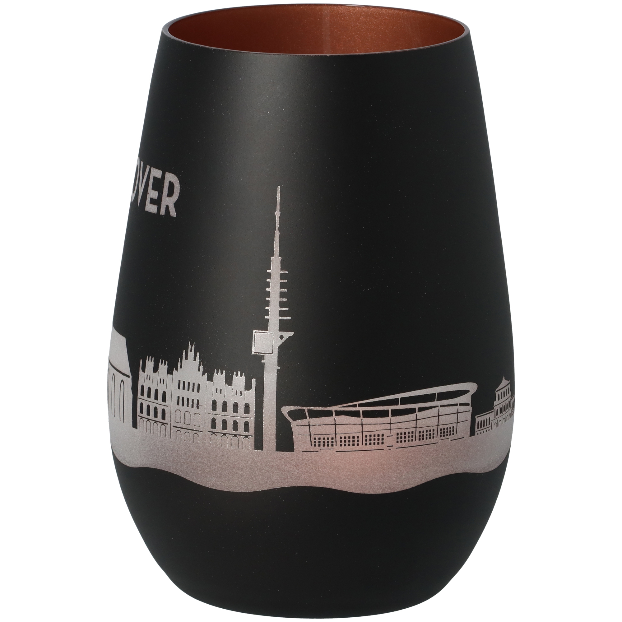 Windlicht Skyline Hannover Schwarz/Bronze Windlicht Skyline Hannover Schwarz/Bronze