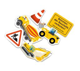 Baustelle - XXL Konfetti, 24 Teile Baustelle - XXL Konfetti, 24 Teile