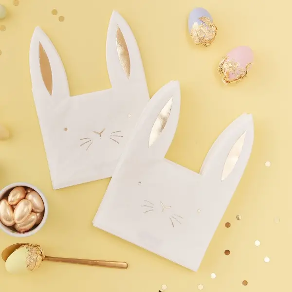 16 Papierservietten "Hase"
