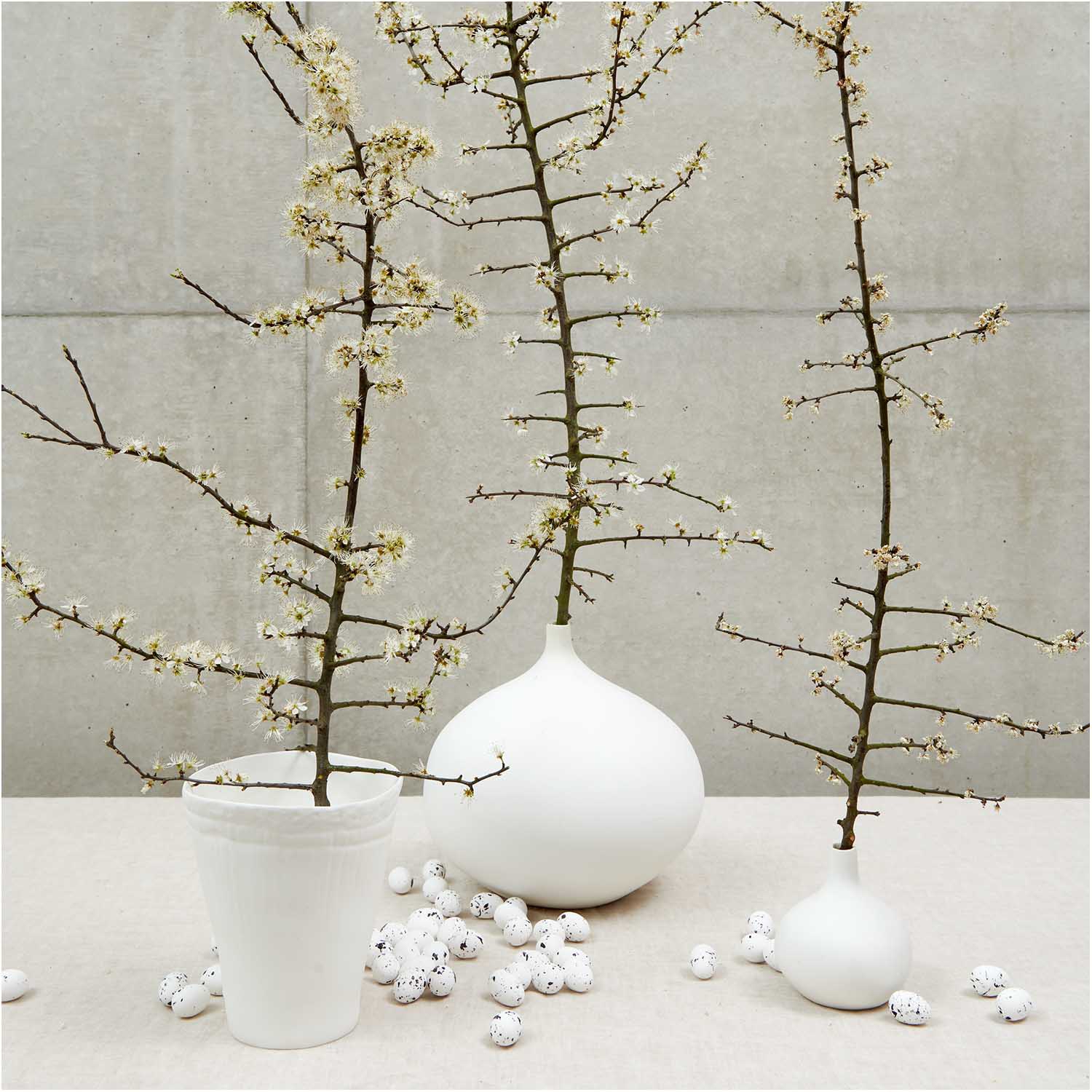 100 Dekoeier, Weiß/Schwarz 100 Dekoeier, Weiß/Schwarz