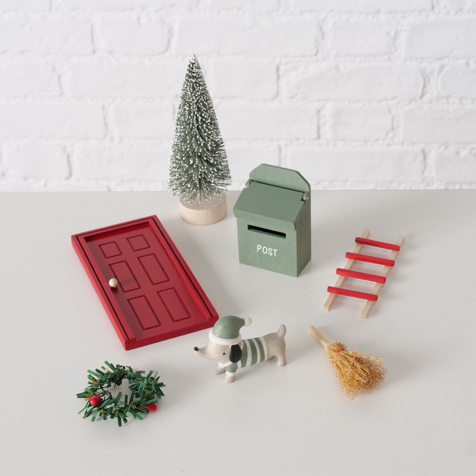 7 teiliges Wichteltürset Barney, Rot 7 teiliges Wichteltürset Barney, Rot