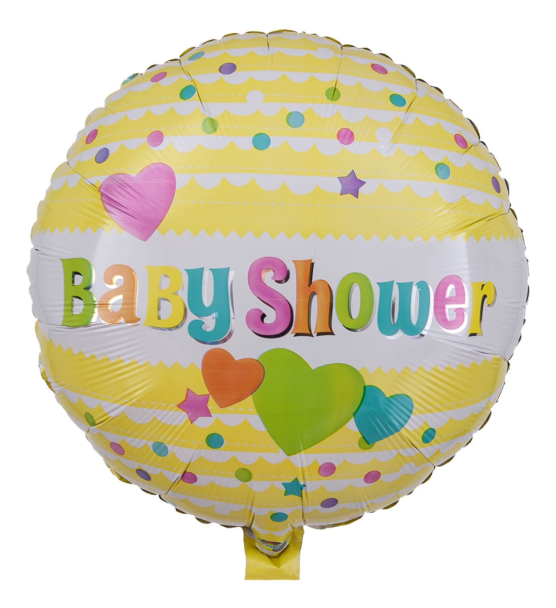 Folienballon Baby Shower Gelb 43cm