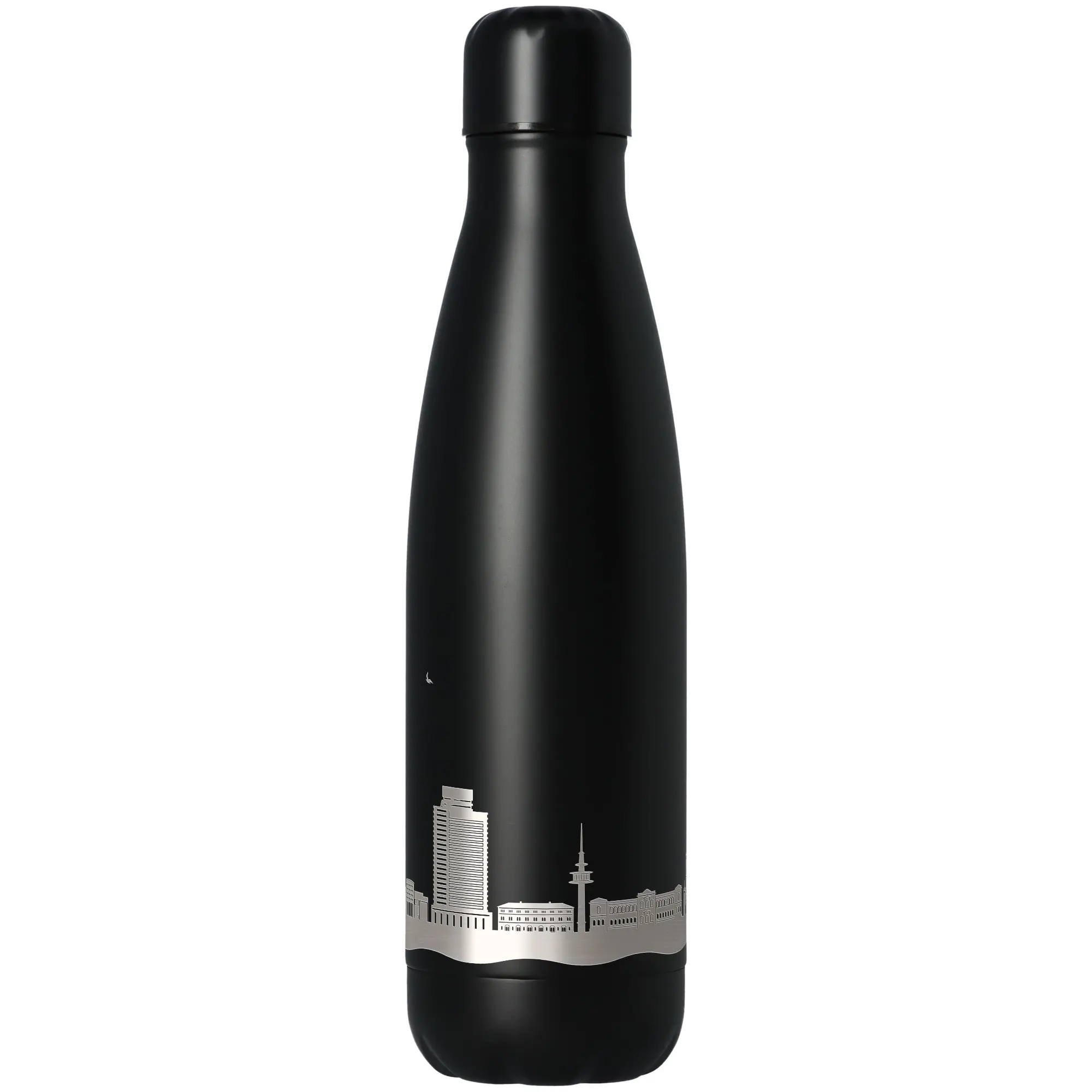 Trinkflasche Skyline Kaiserslautern Schwarz 500ml