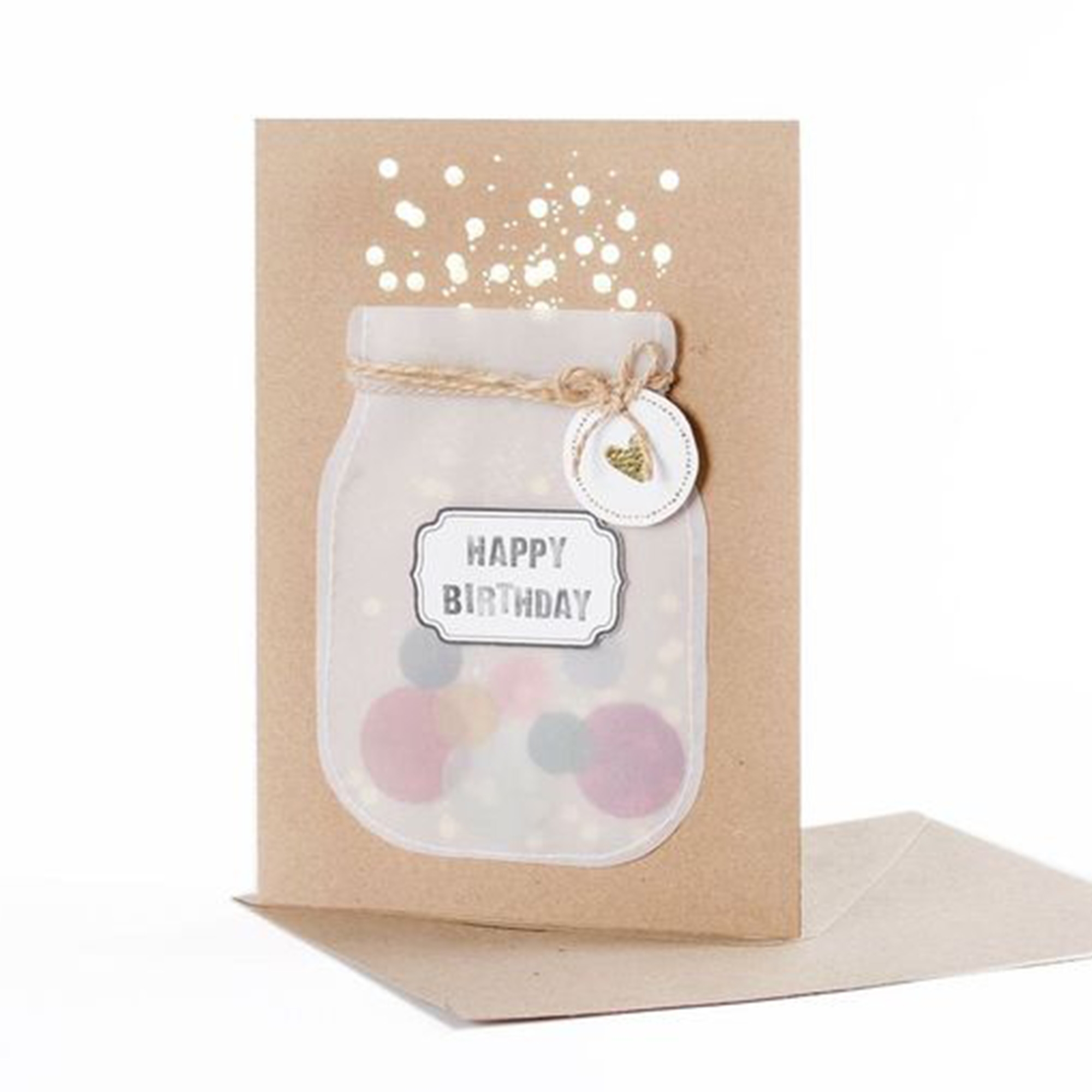 Wunschglaskarte "Happy Birthday" Wunschglaskarte "Happy Birthday"