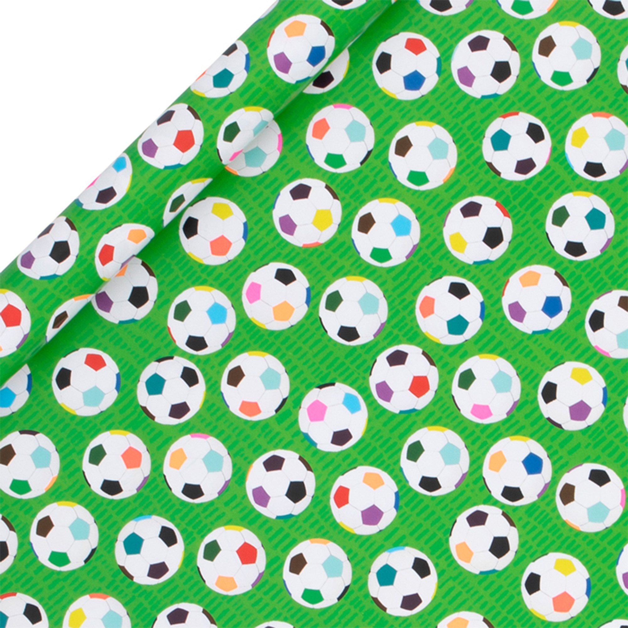 Geschenkpapier auf Rolle "Soccer" 2m