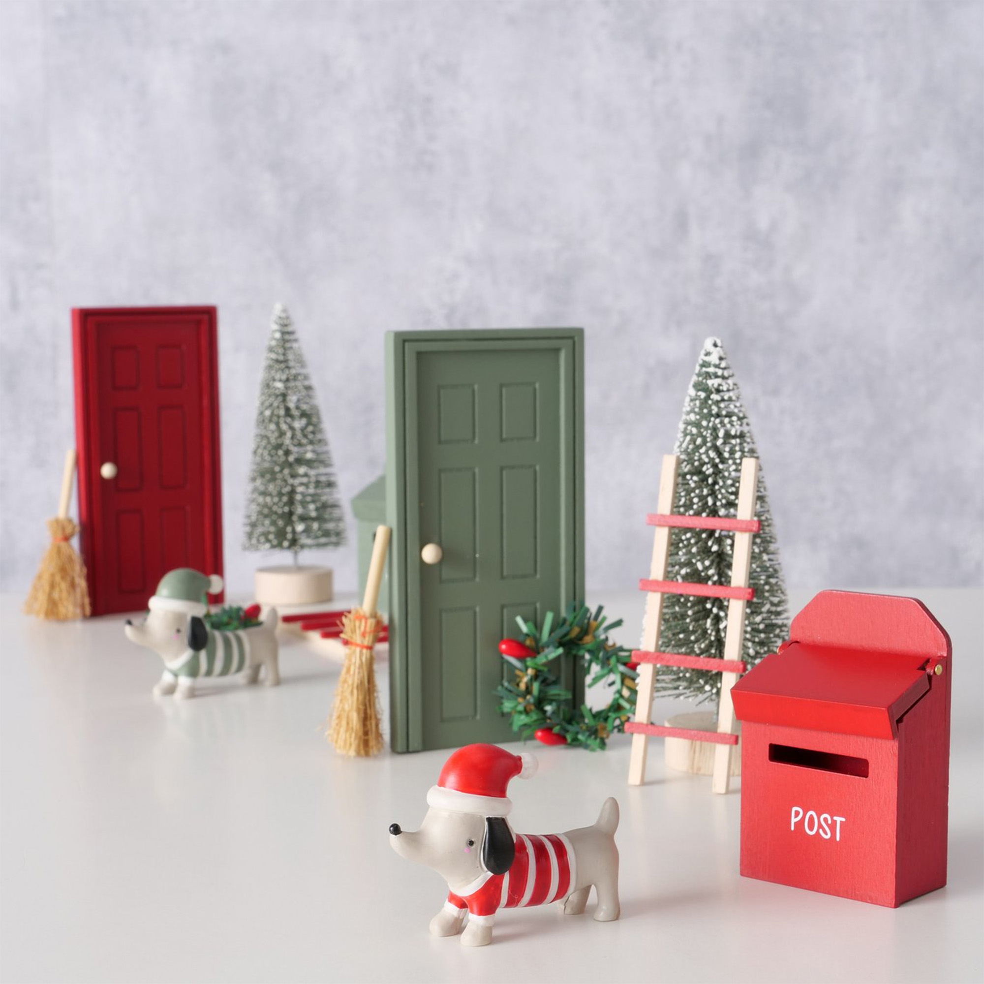 7 teiliges Wichteltürset Barney, Rot 7 teiliges Wichteltürset Barney, Rot