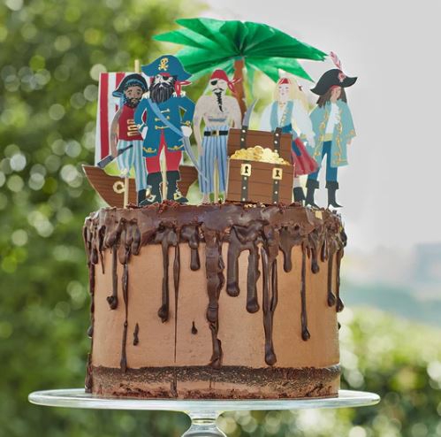 Meri Meri - Cake Topper "Pirat", 7-teilig