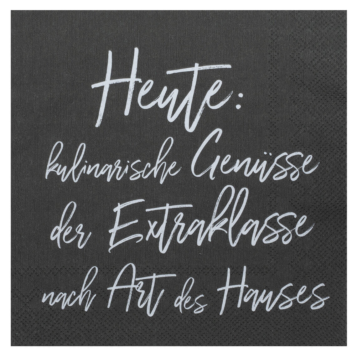 Räder Design - 20 Servietten "Heute: kulinarische Genüsse" Räder Design - 20 Servietten "Heute: kulinarische Genüsse"