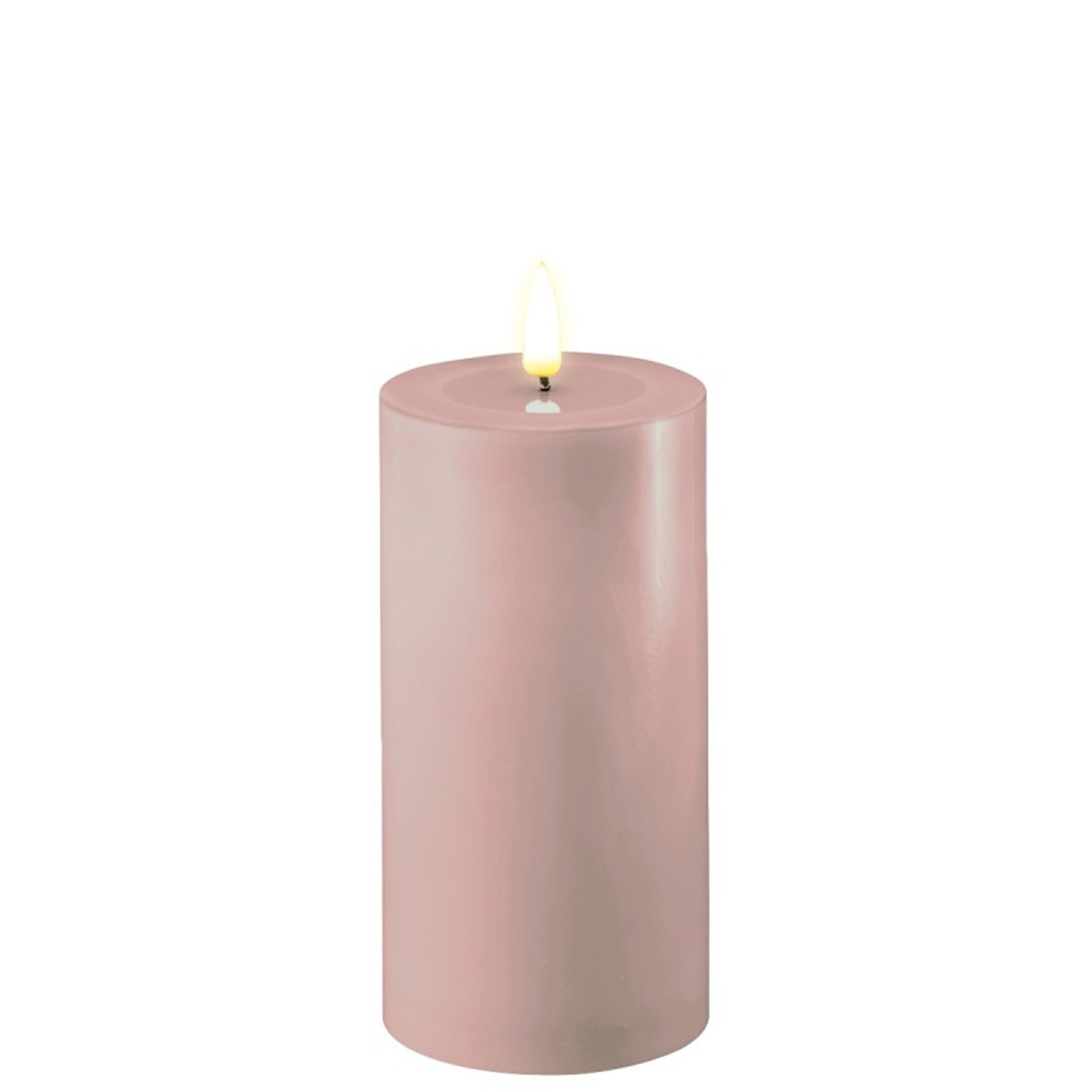 Deluxe - LED Stumpenkerzen Rose 7,5 Øx15 cm Deluxe - LED Stumpenkerzen Rose 7,5 Øx15 cm