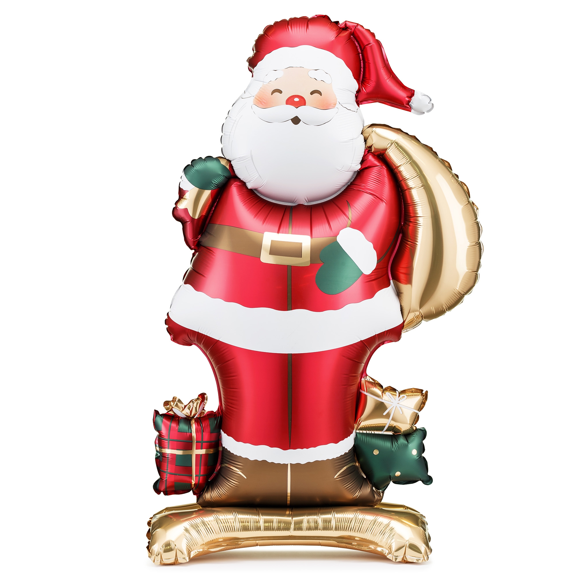 Folienballon "Weihnachtsmann" zur Luftbefüllung 85 cm Figur