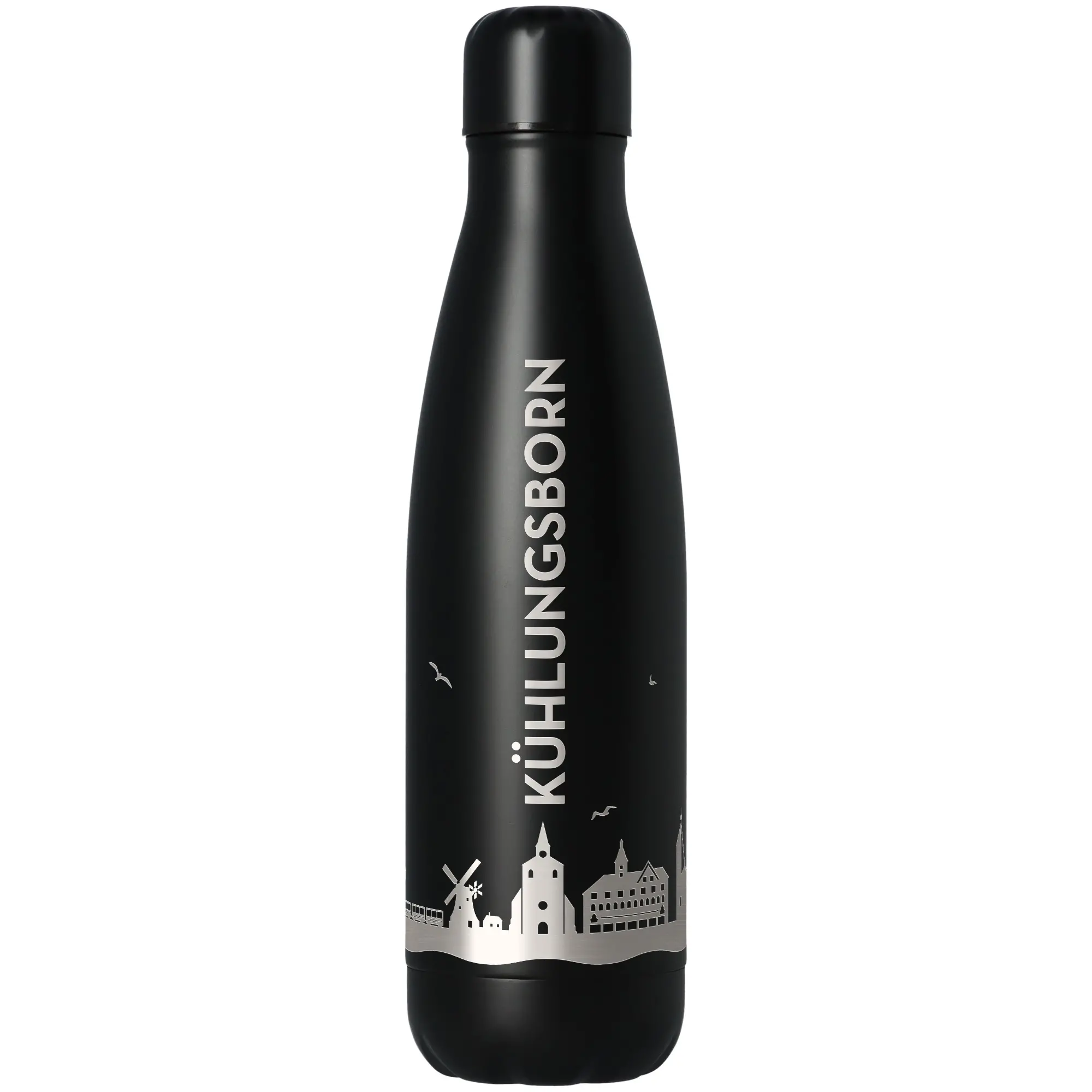Trinkflasche Skyline Kühlungsborn Schwarz 500ml