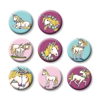 Einhorn - 8 Minibuttons