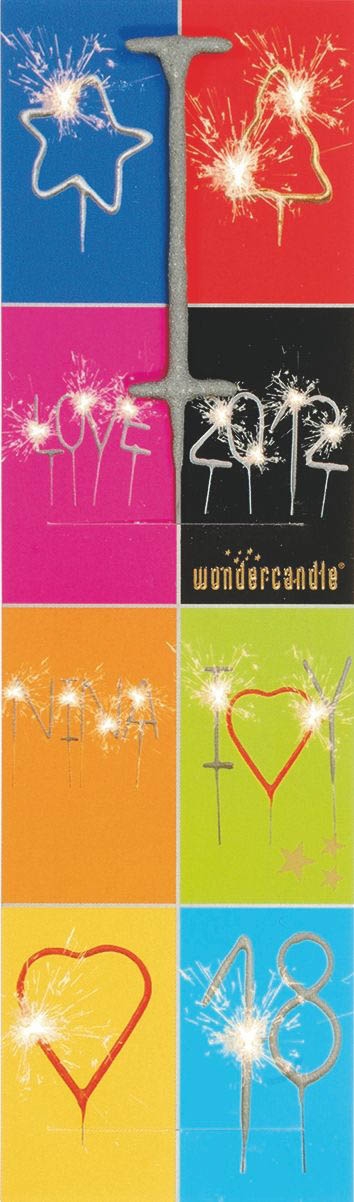 Wunderkerze Buchstabe I