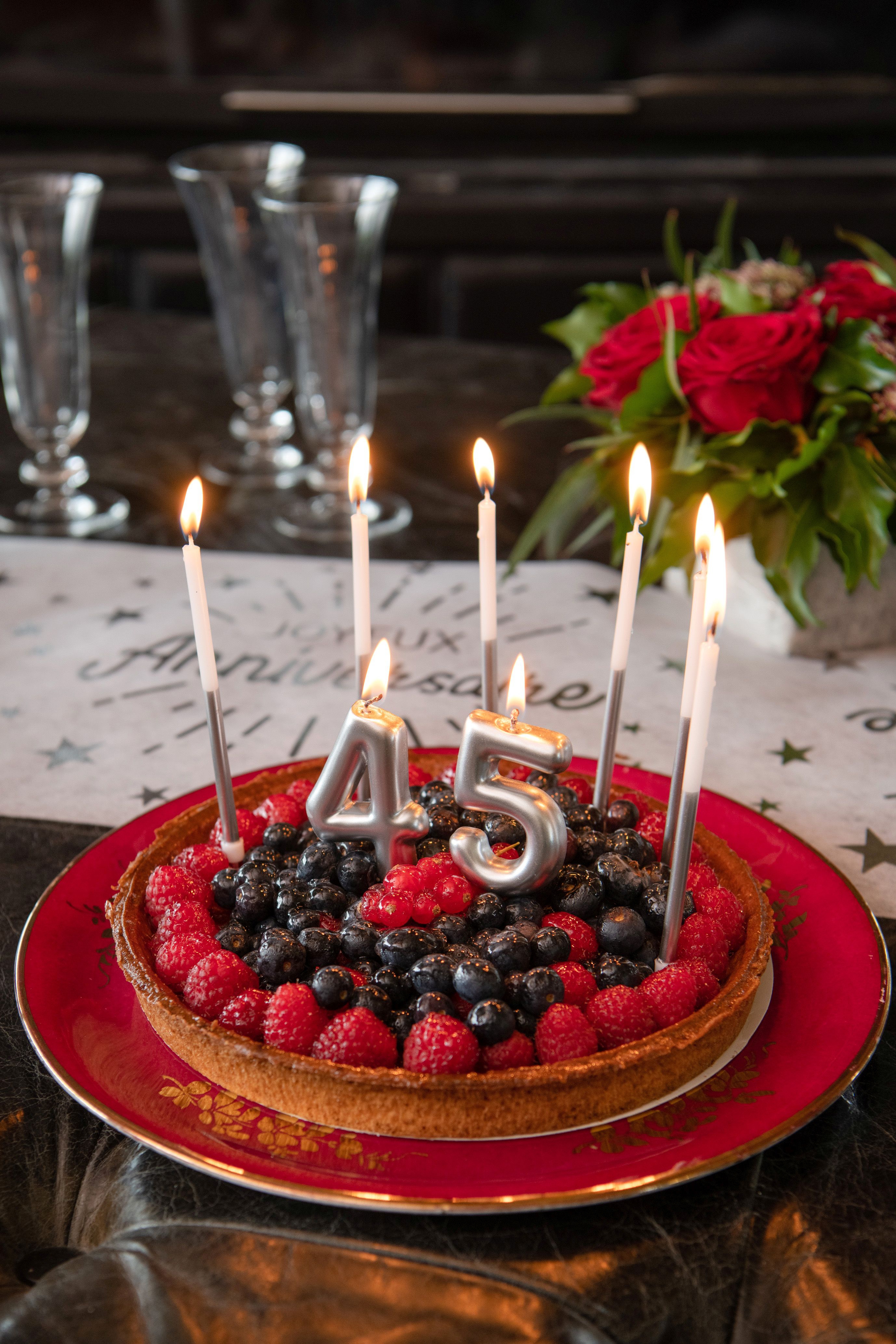 Zahlenkerze "3", Silber Zahlenkerze "3", Silber