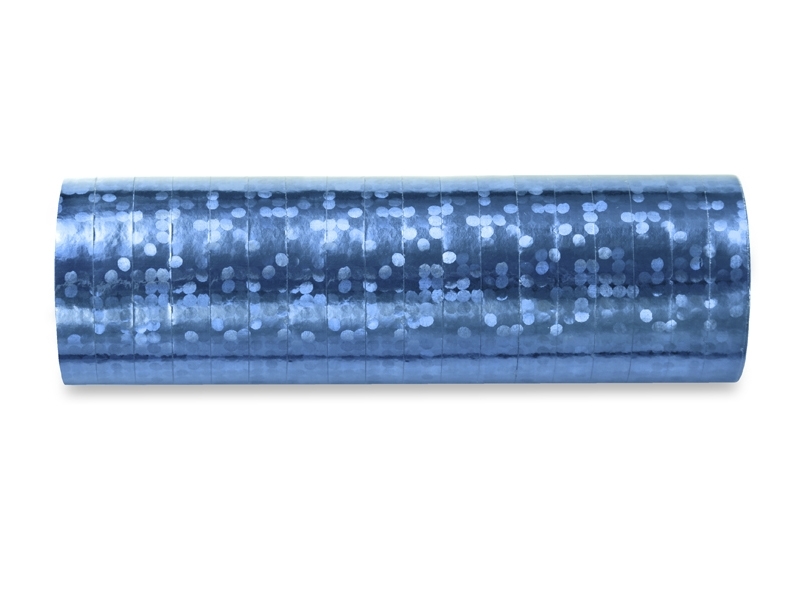Luftschlangen Holographic Türkisblau
