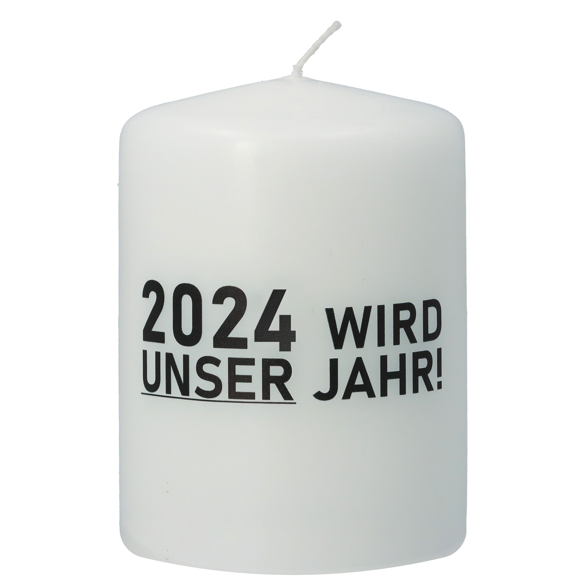 Kerze "2024 wird unser Jahr!"