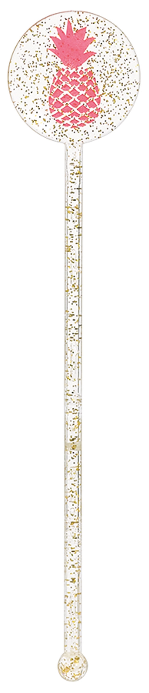 Ananas Party Vibes - 18 Glitzer-Cocktailrührer Ananas Party Vibes - 18 Glitzer-Cocktailrührer
