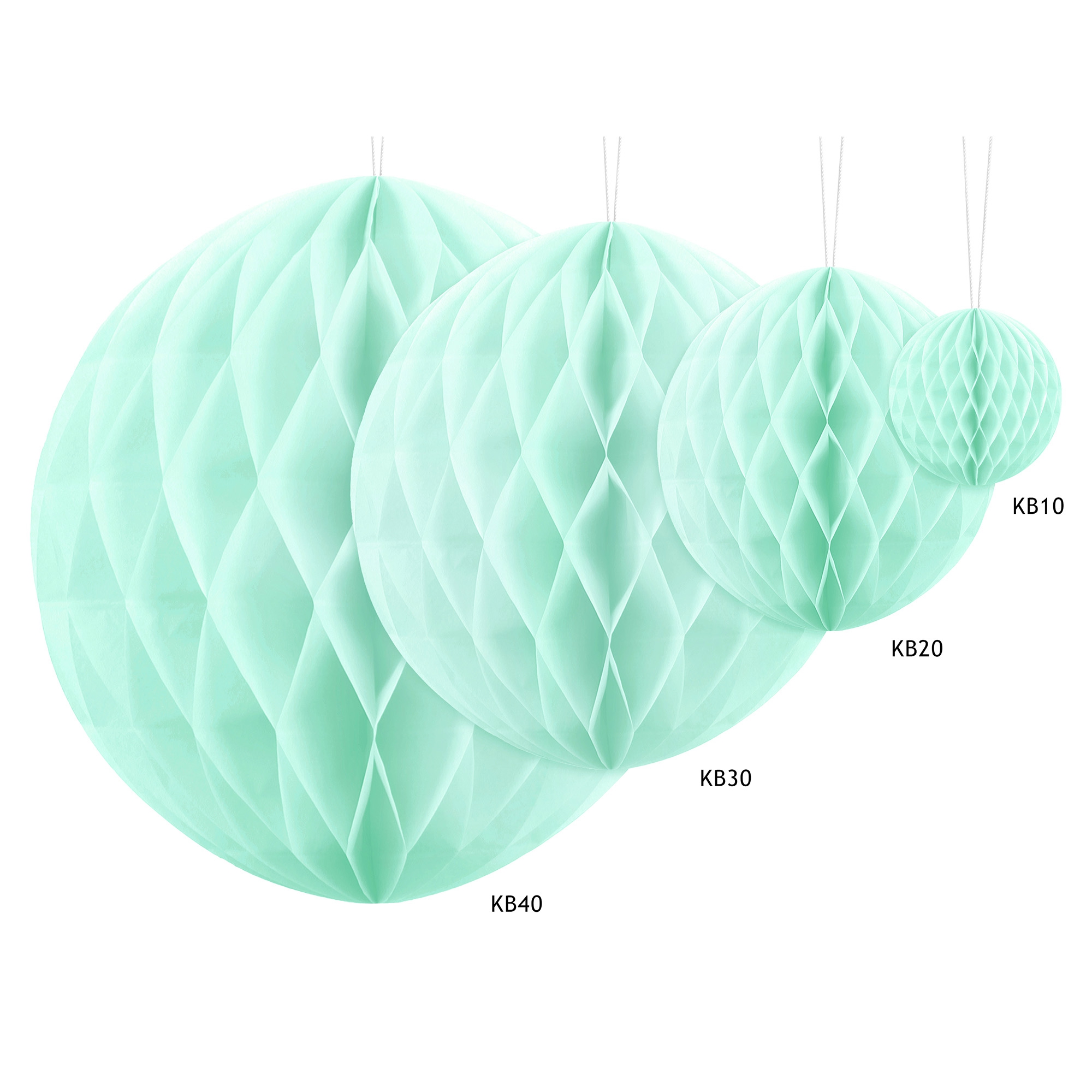 Wabenball Mint, S - 10 cm Ø Wabenball Mint, S - 10 cm Ø