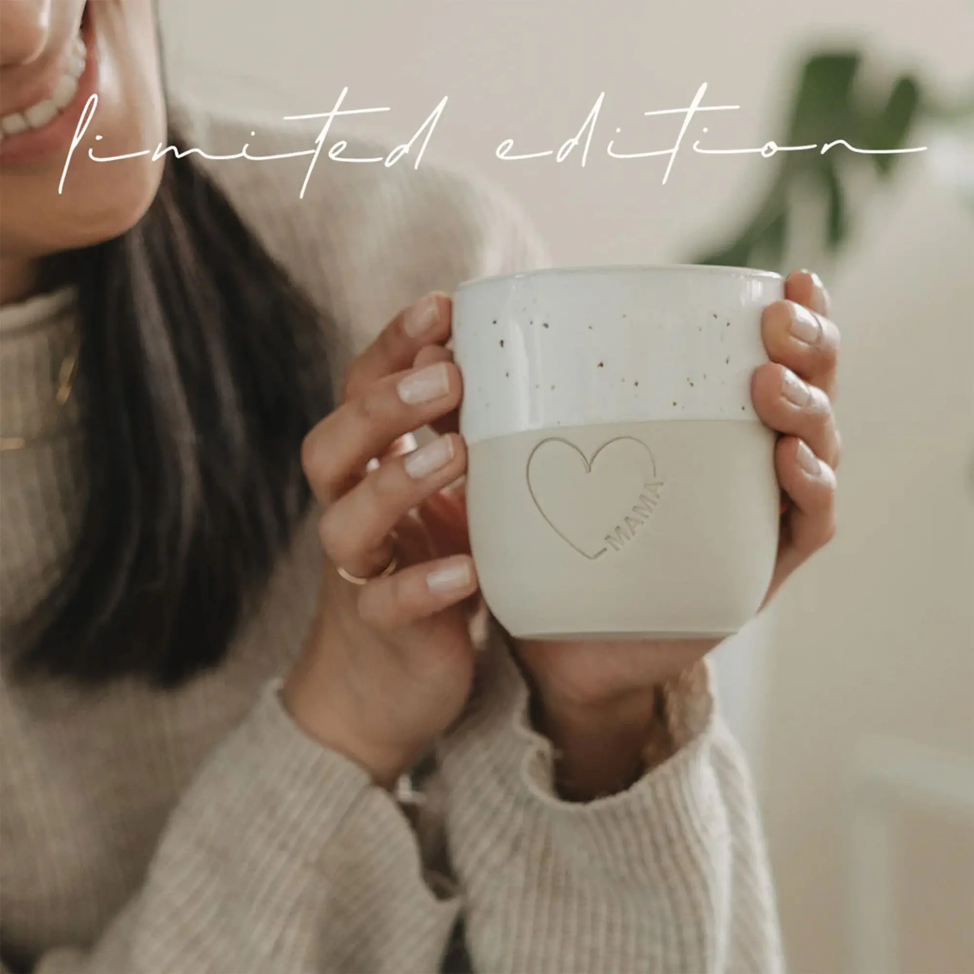 becher, keramikbecher, herz design, kaffee tasse, neutrales beigen
