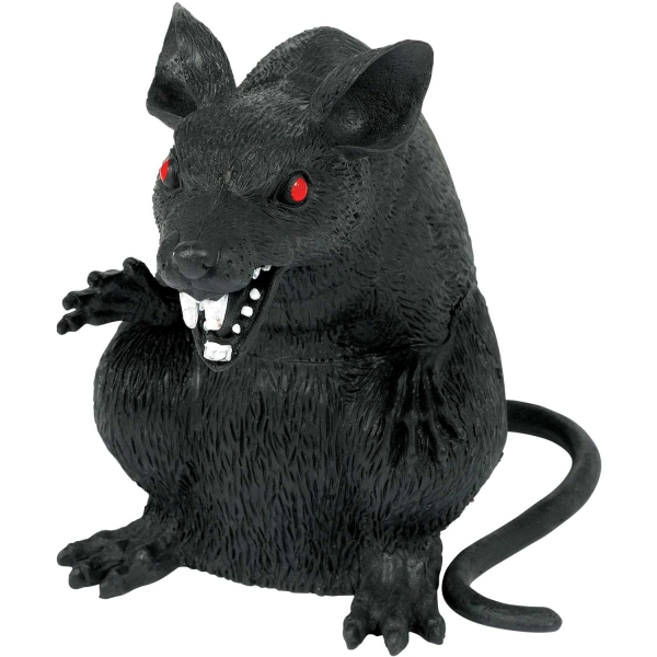 Deko-Ratte aus Plastik 23x15 cm Deko-Ratte aus Plastik 23x15 cm
