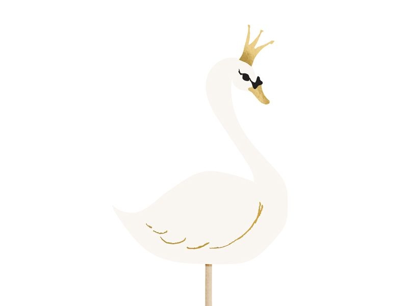 Schwan - 4 Cake Topper Schwan - 4 Cake Topper