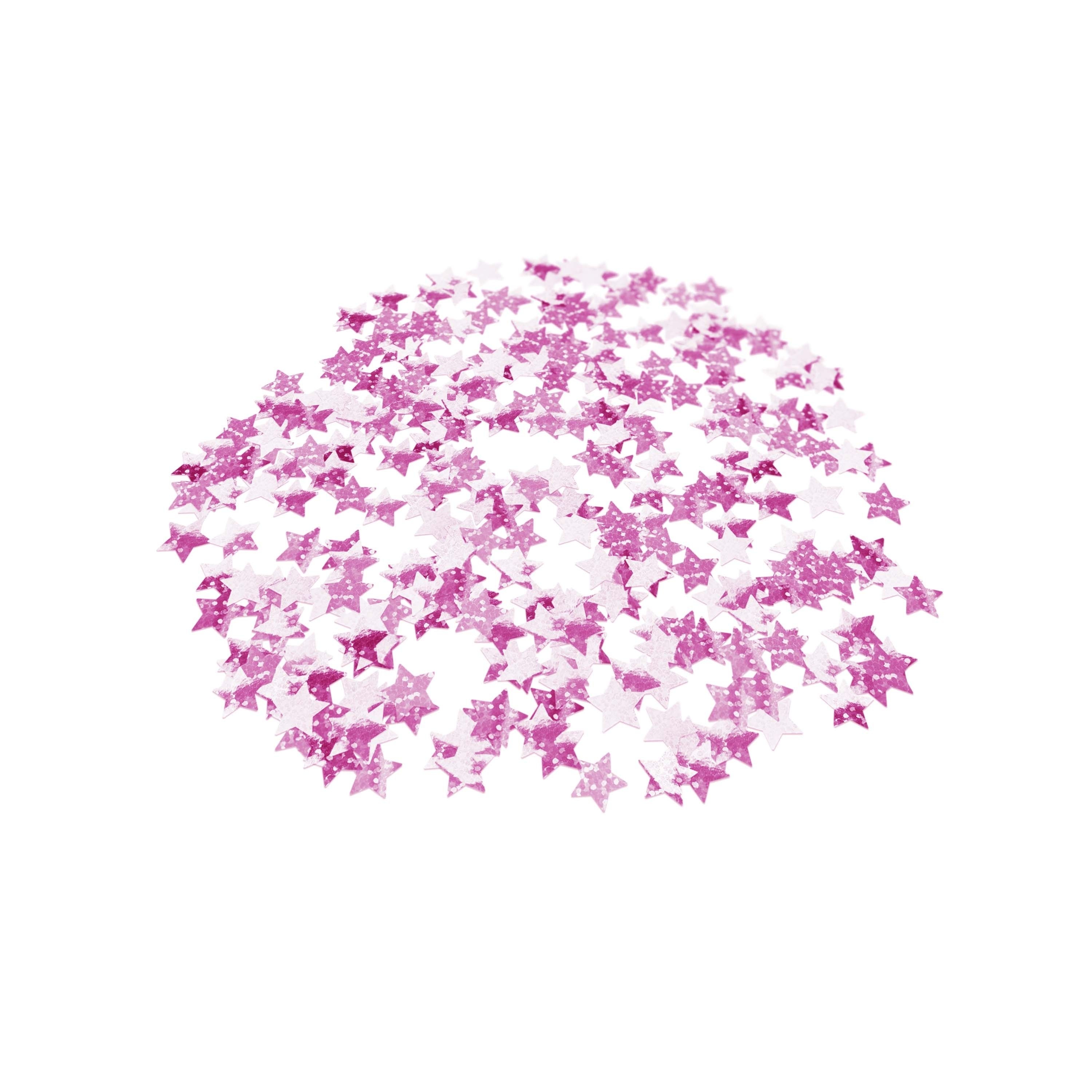 Folienkonfetti 1,7cm Stern 100g Holo Pink Folienkonfetti 1,7cm Stern 100g Holo Pink