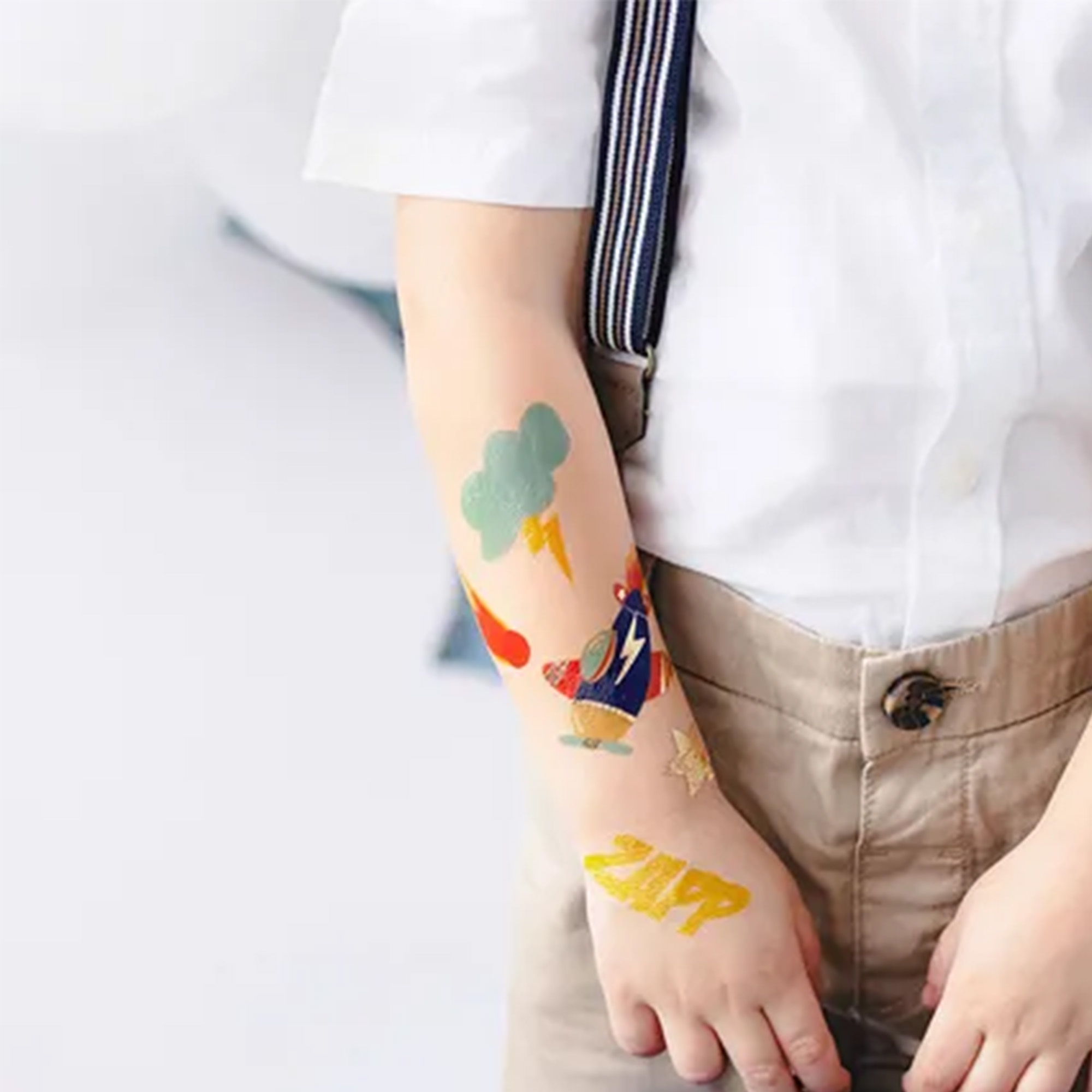 Abwaschbare Tattoos "Flugzeuge" Abwaschbare Tattoos "Flugzeuge"