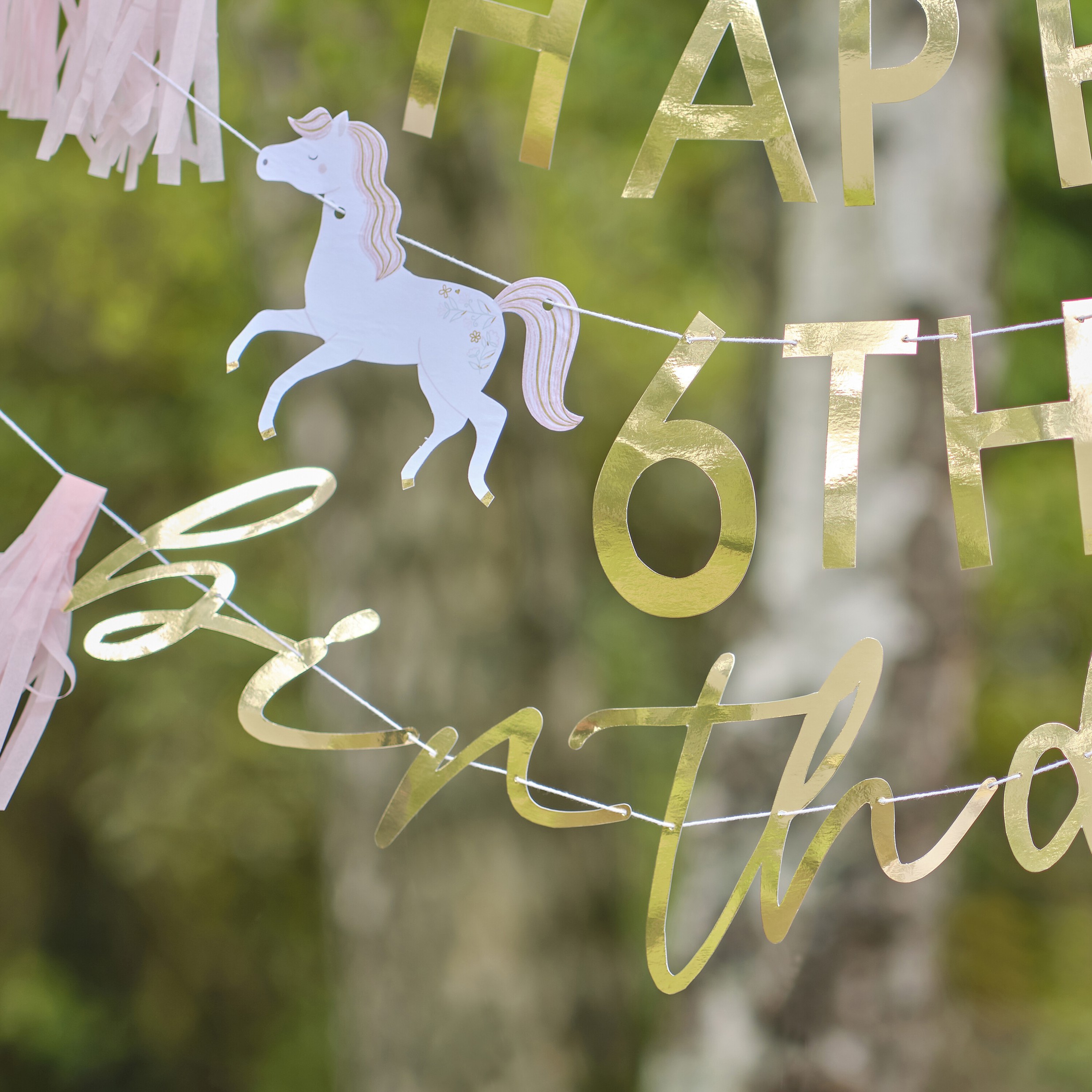 Cabilock Holzperlen Girlande Mit Tasseln - Rustikale Wanddeko 135cm