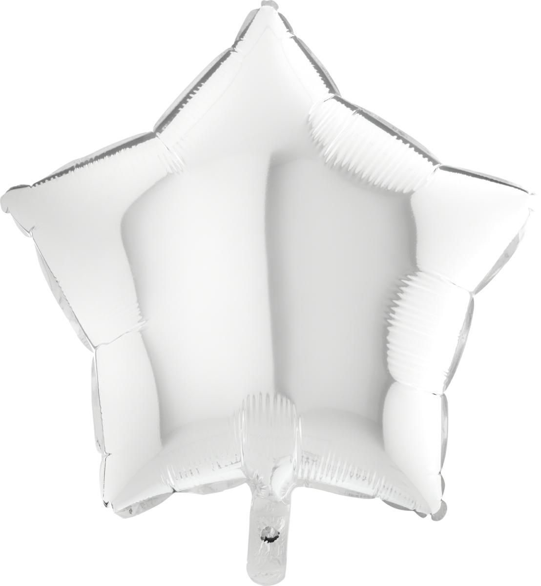 Folienballon Stern Weiß 45cm