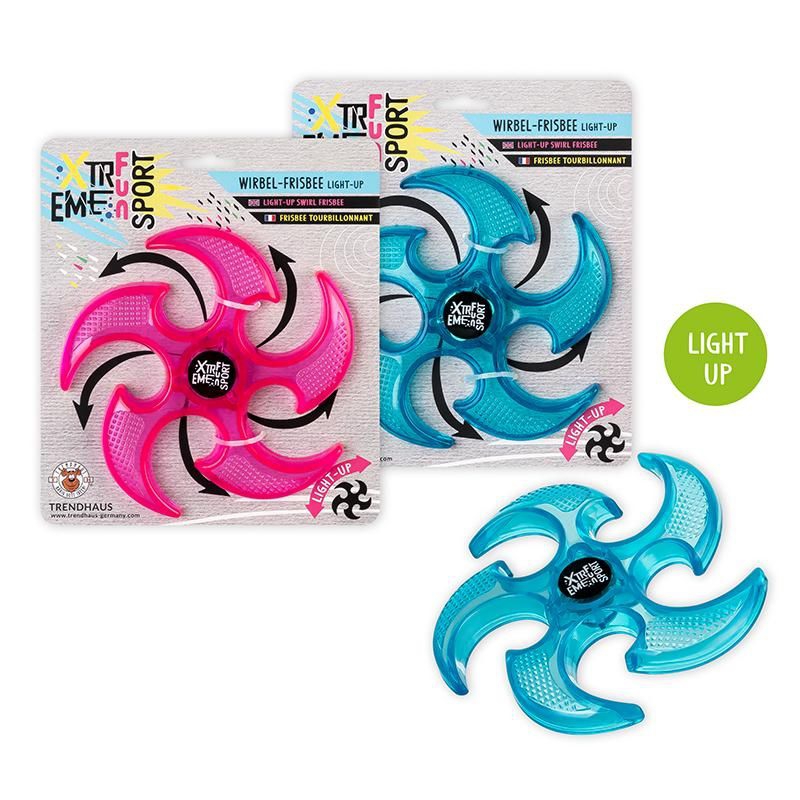 Wirbel-Frisbee mit Licht Wirbel-Frisbee mit Licht