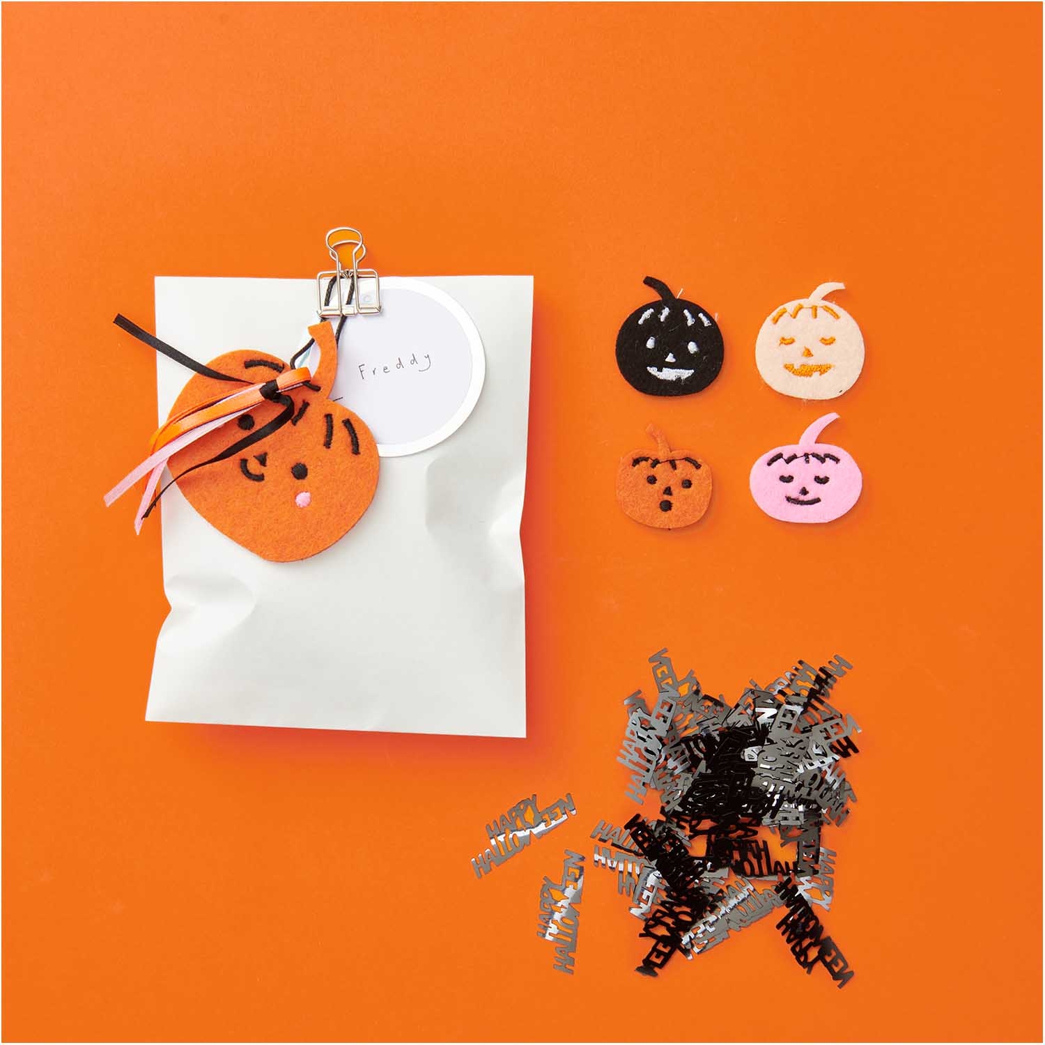 Konfetti "Happy Halloween", Schwarz, 200 Stück