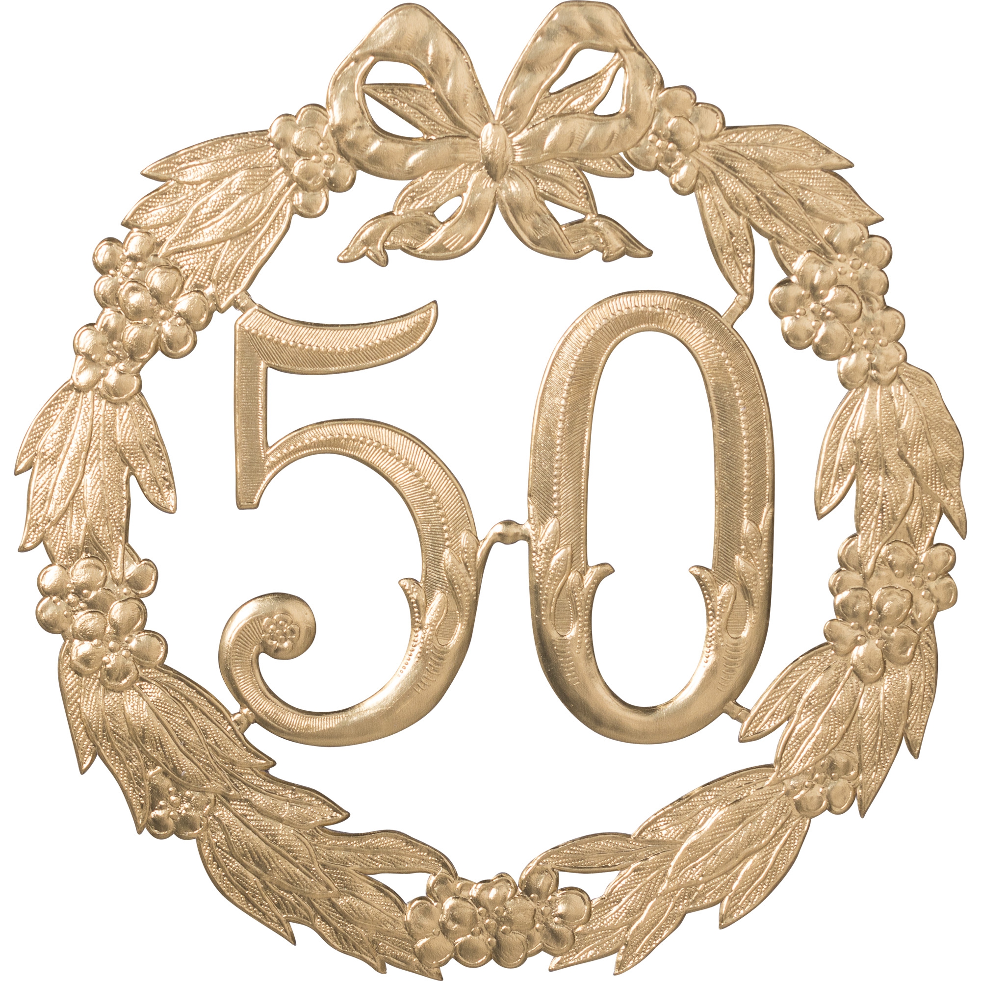 Jubiläumszahl Gold "50"