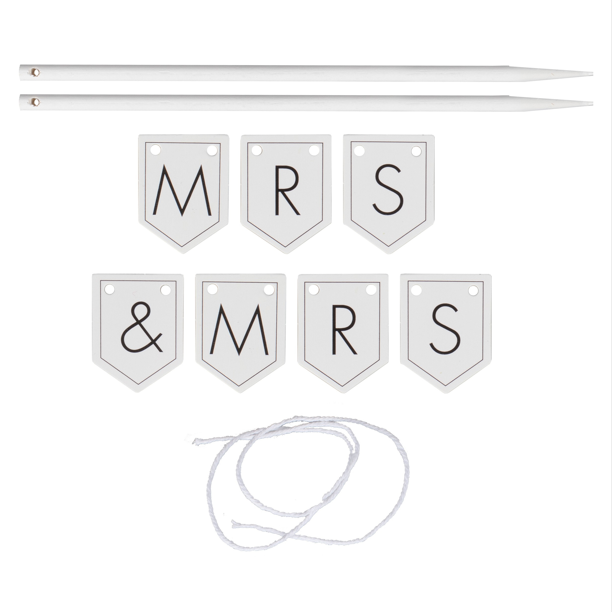 Cake Topper Individuell gestaltbar, Mr & Mrs Text, Symbol, Zahl