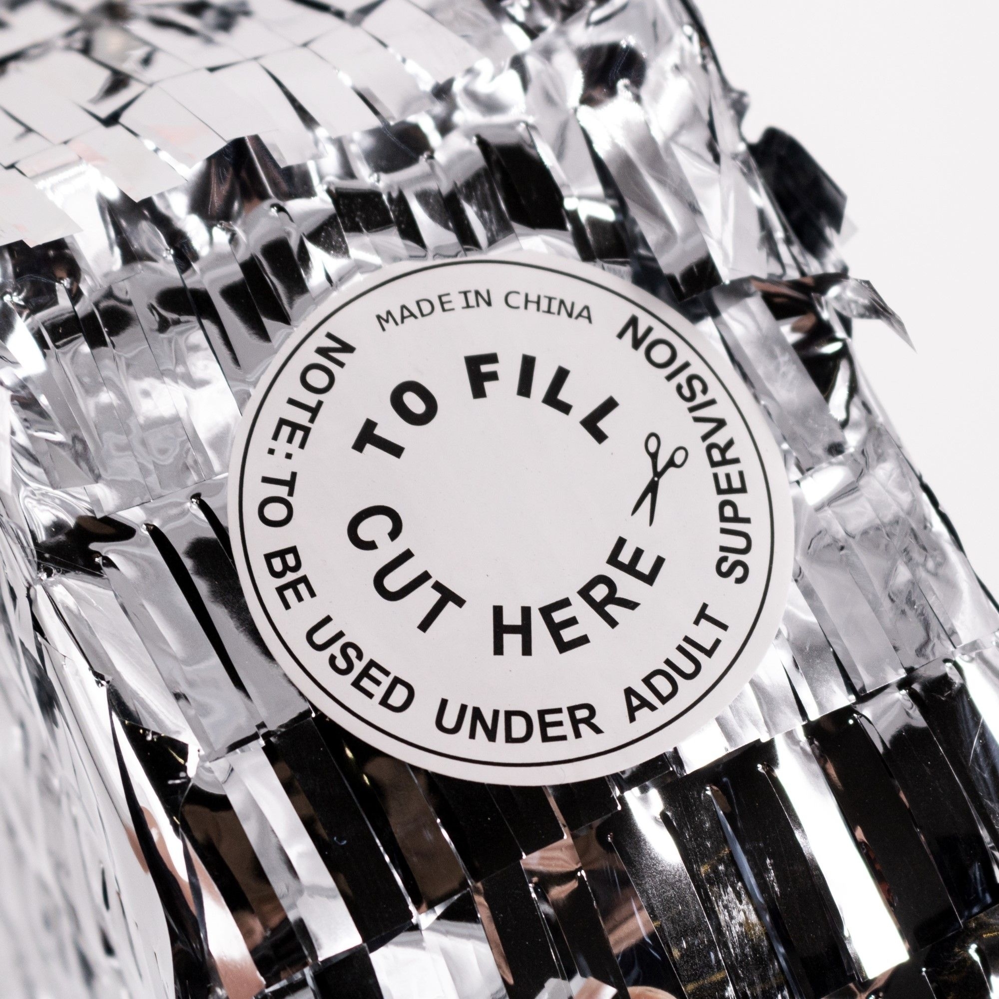 Pinata Zahl "1", Silber Pinata Zahl "1", Silber