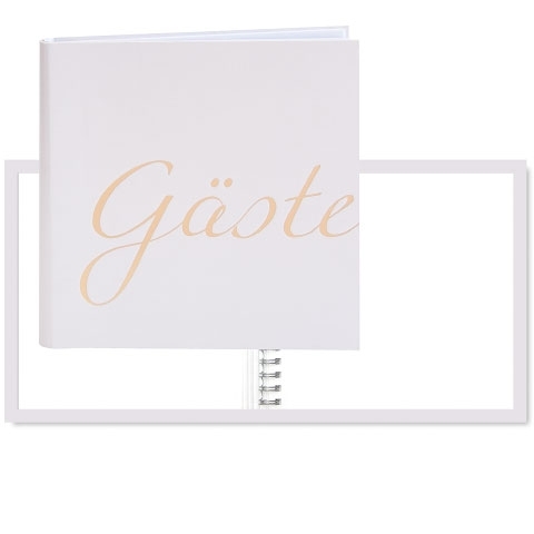 Spiral-Gästebuch "Gäste" Weiß Spiral-Gästebuch "Gäste" Weiß
