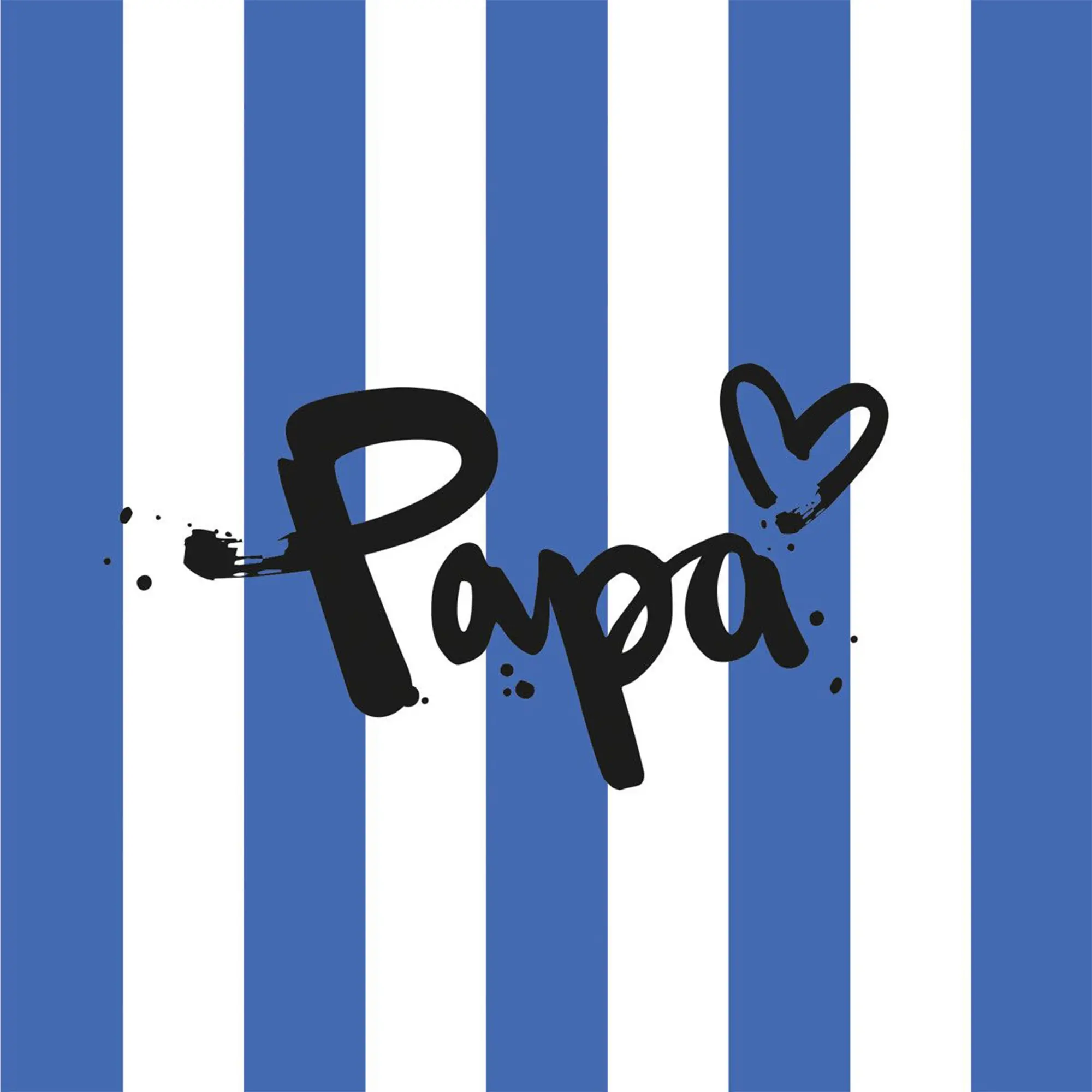 20 Servietten "Papa♡" 33x33cm