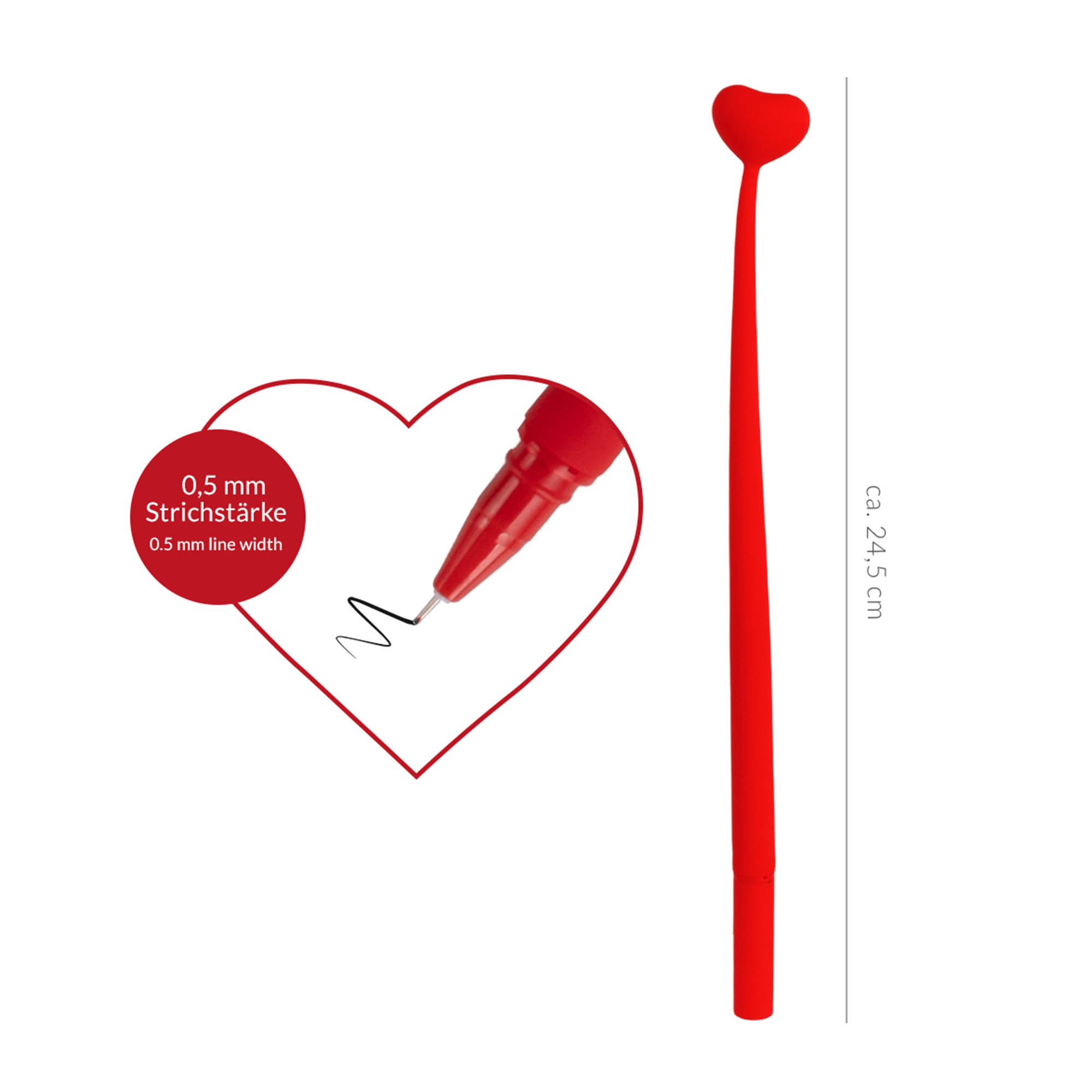 Tintenroller Wackelherz Tintenroller Wackelherz