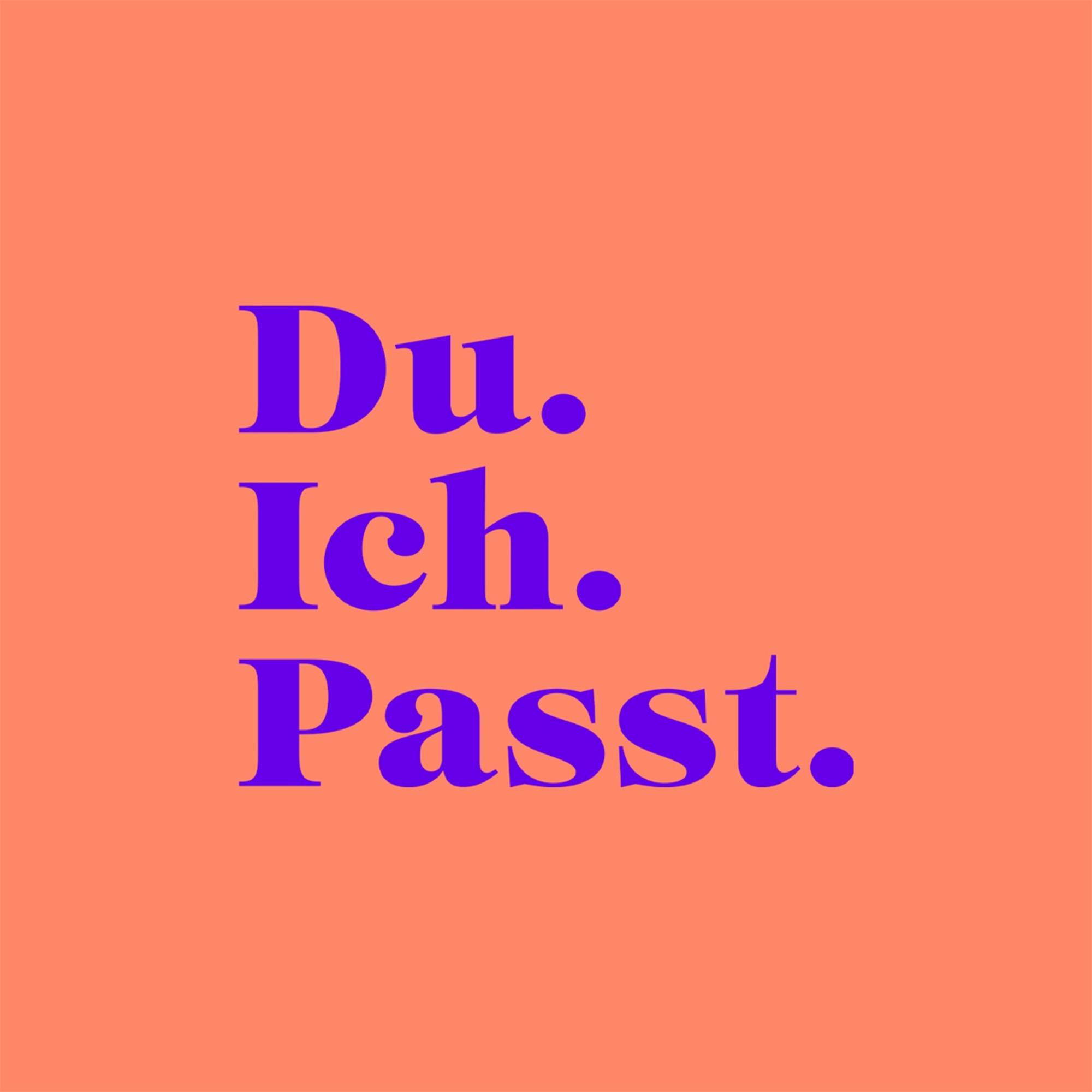 20 Cocktailservietten "Du. Ich. Passt." 25x25cm Text