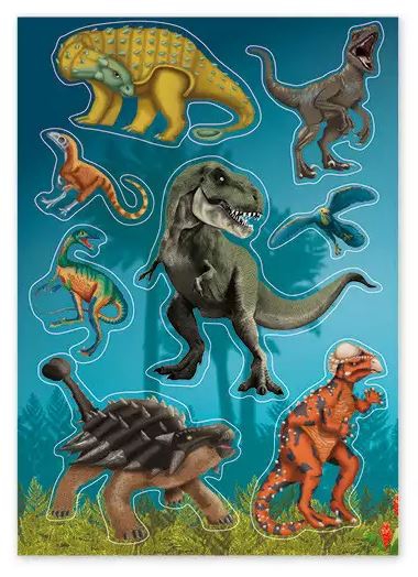 Metallic Sticker "Dinosaurier" Metallic Sticker "Dinosaurier"