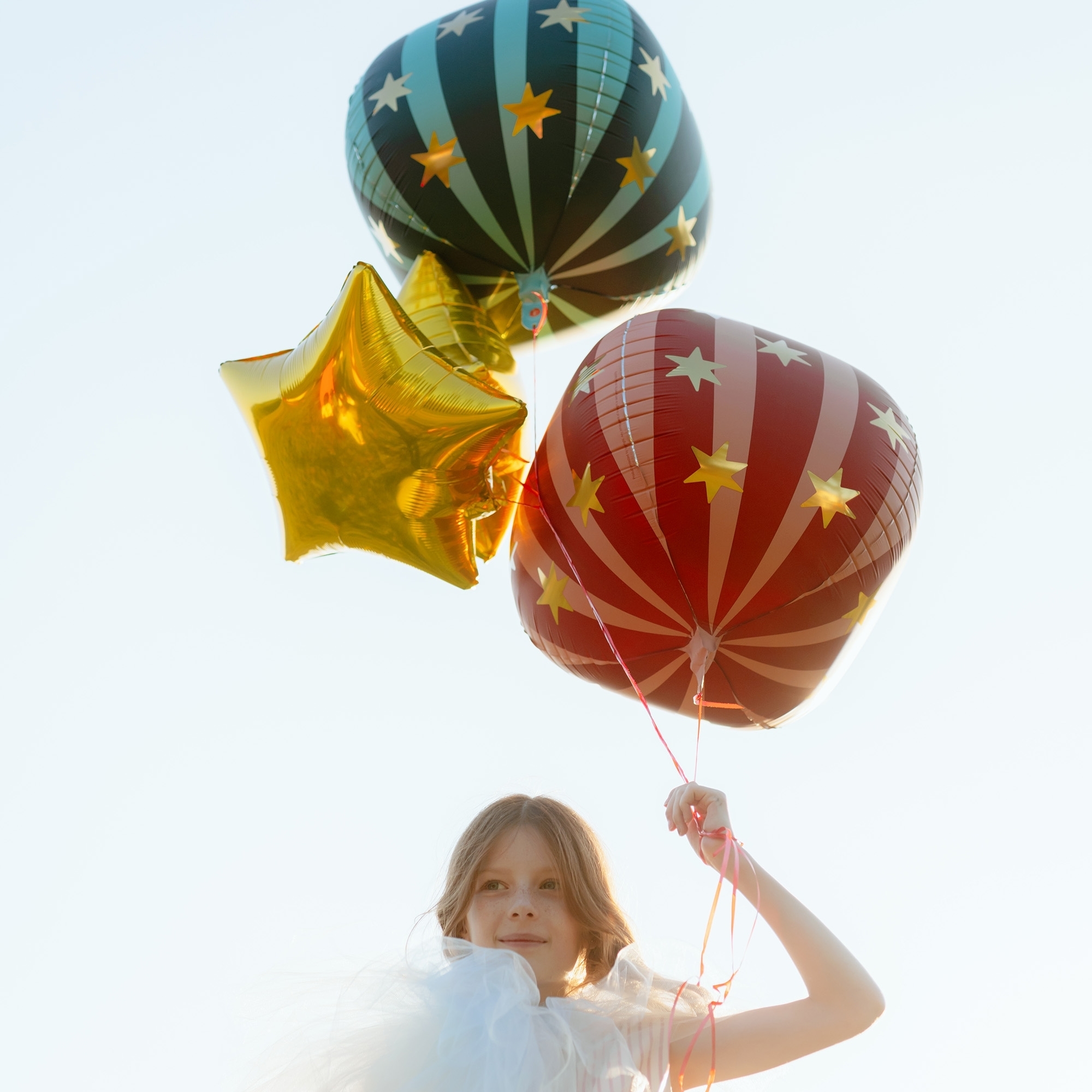 Folienballon "Sternenkugel" Rot 50 cm Folienballon "Sternenkugel" Rot 50 cm