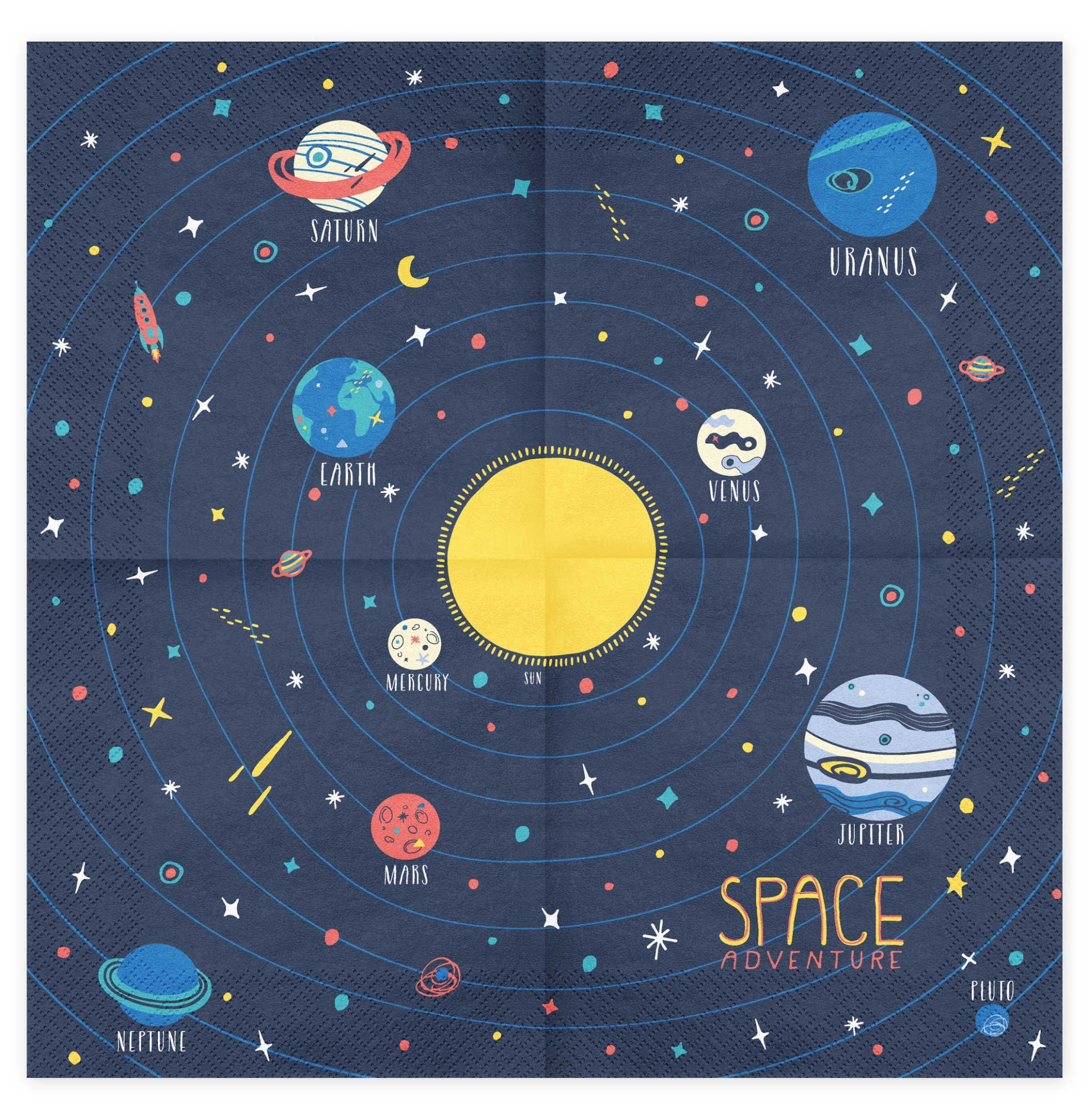 Weltraum - 20 Servietten Weltraum - 20 Servietten