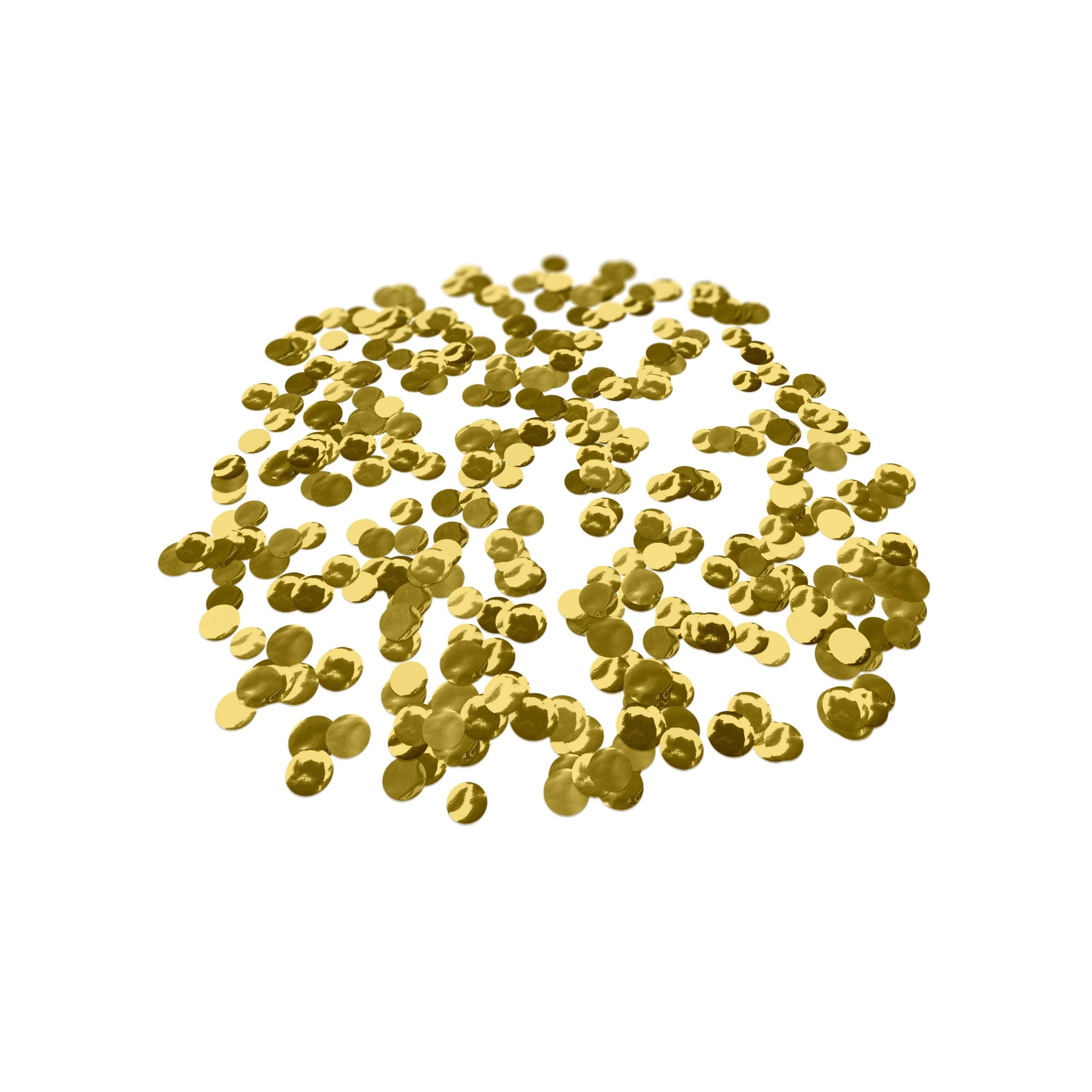 Folienkonfetti 2cm Rund 100g Gold Folienkonfetti 2cm Rund 100g Gold