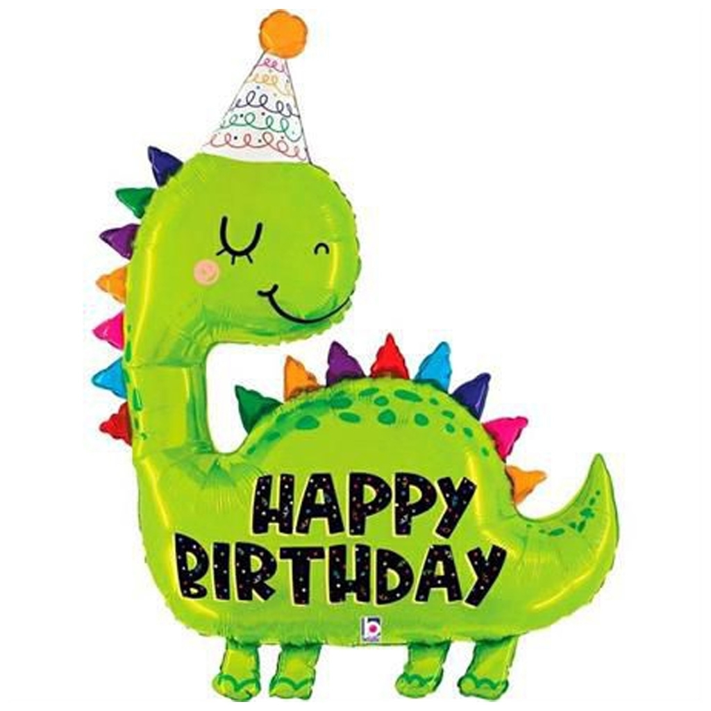Dinosaurier, Luftballon, Geburtstag, grün, Muster