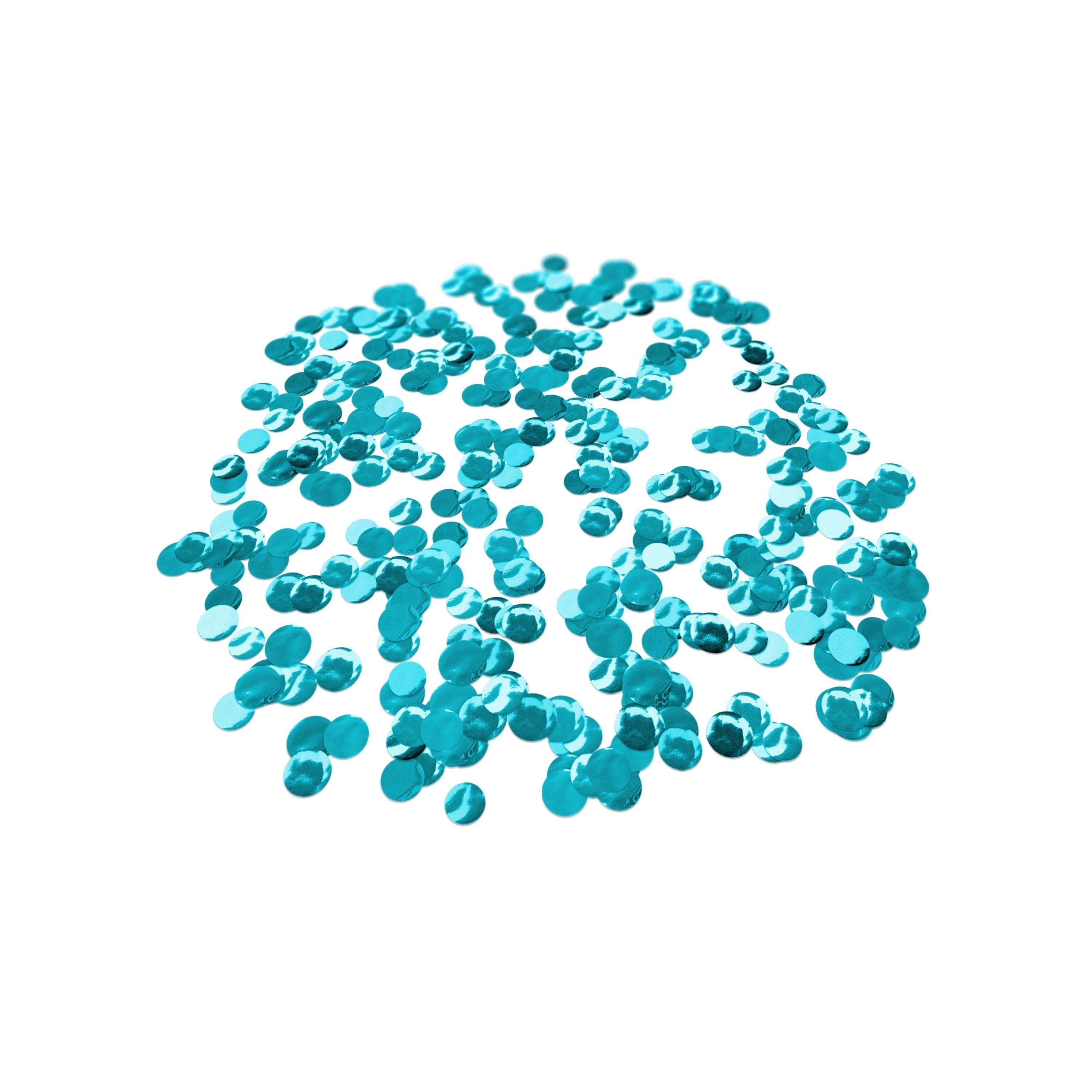 Folienkonfetti 2cm Rund 15g Türkis
