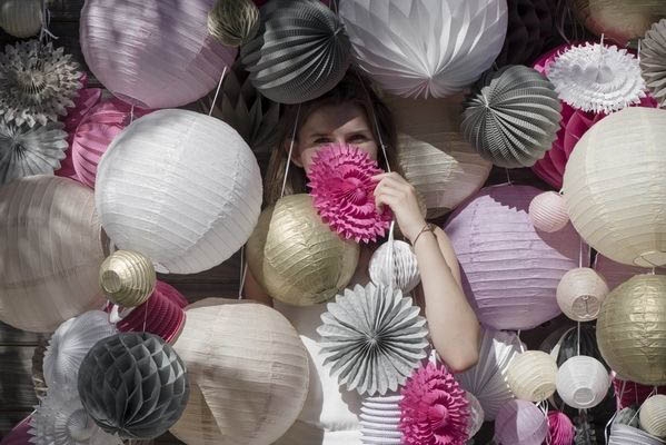 Silber - 2 Laternen Größe M Silber - 2 Laternen Größe M