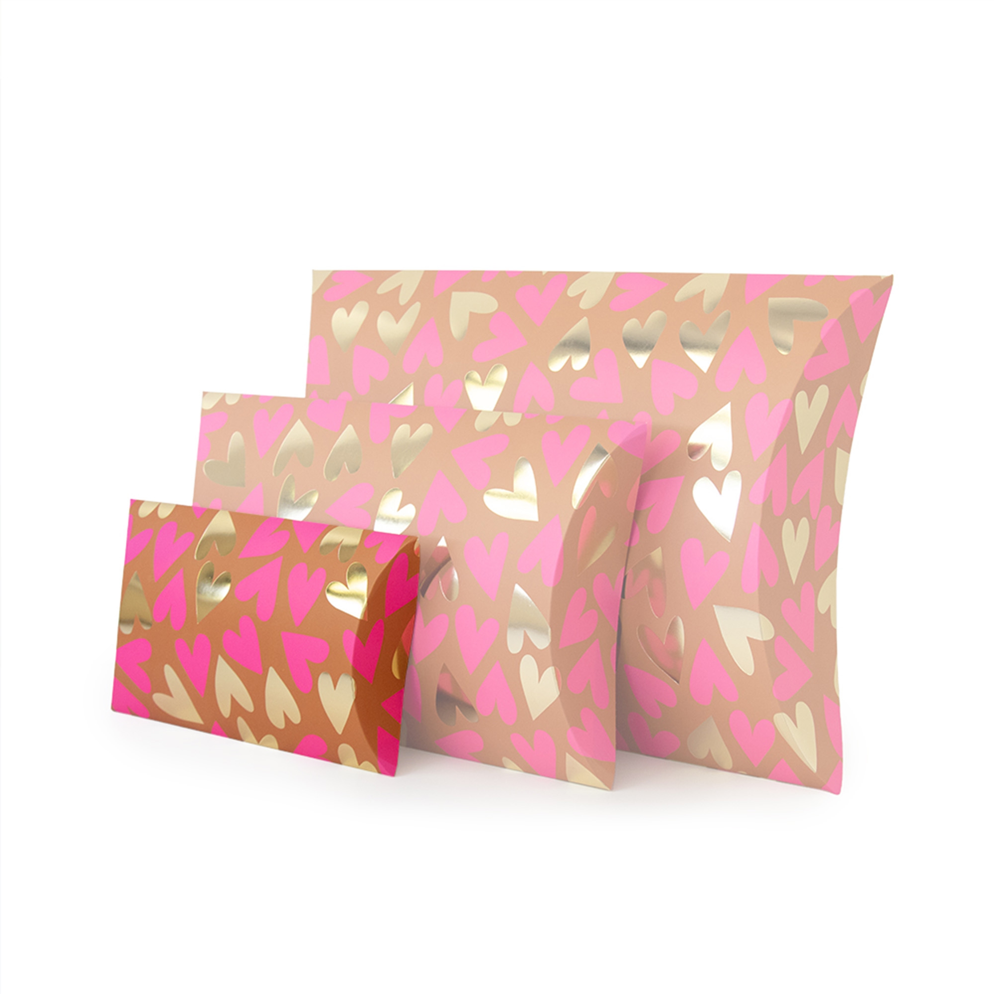 Geschenkschachtel S "Herzen" Pink Geschenkschachtel S "Herzen" Pink