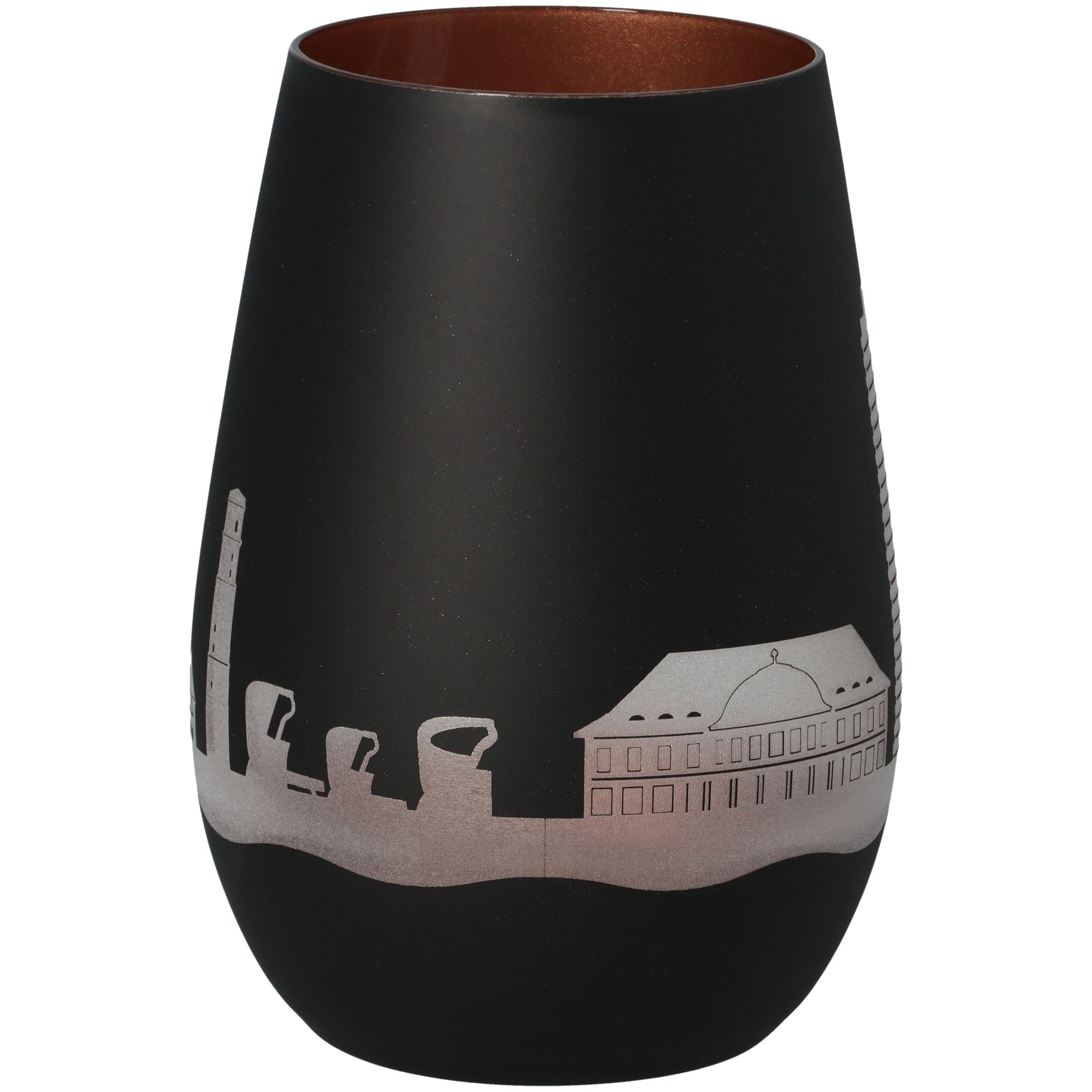 Windlicht Skyline Travemünde Schwarz/Bronze Windlicht Skyline Travemünde Schwarz/Bronze