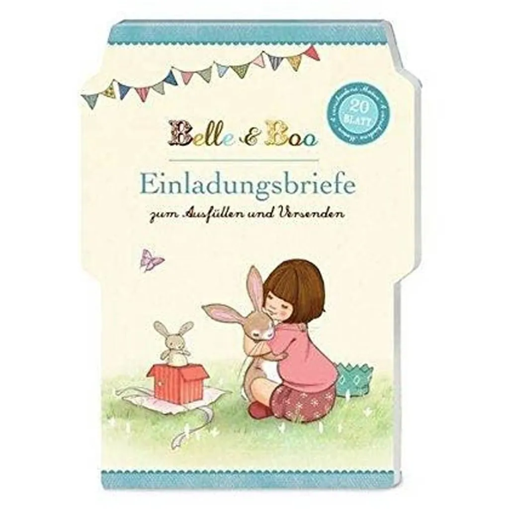 Belle & Boo - 20 Einladungsbriefe