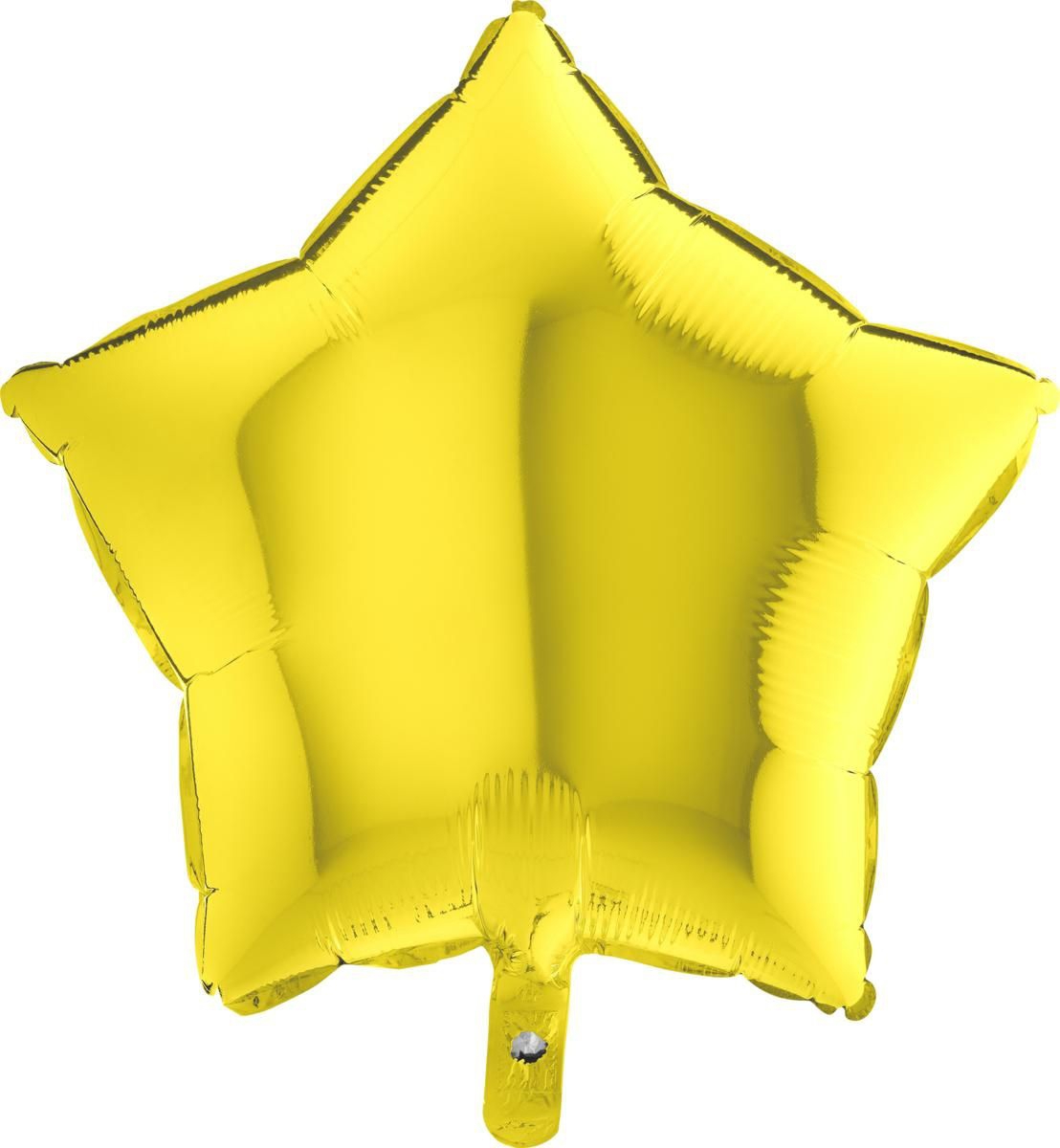 Folienballon Stern Gelb 45cm