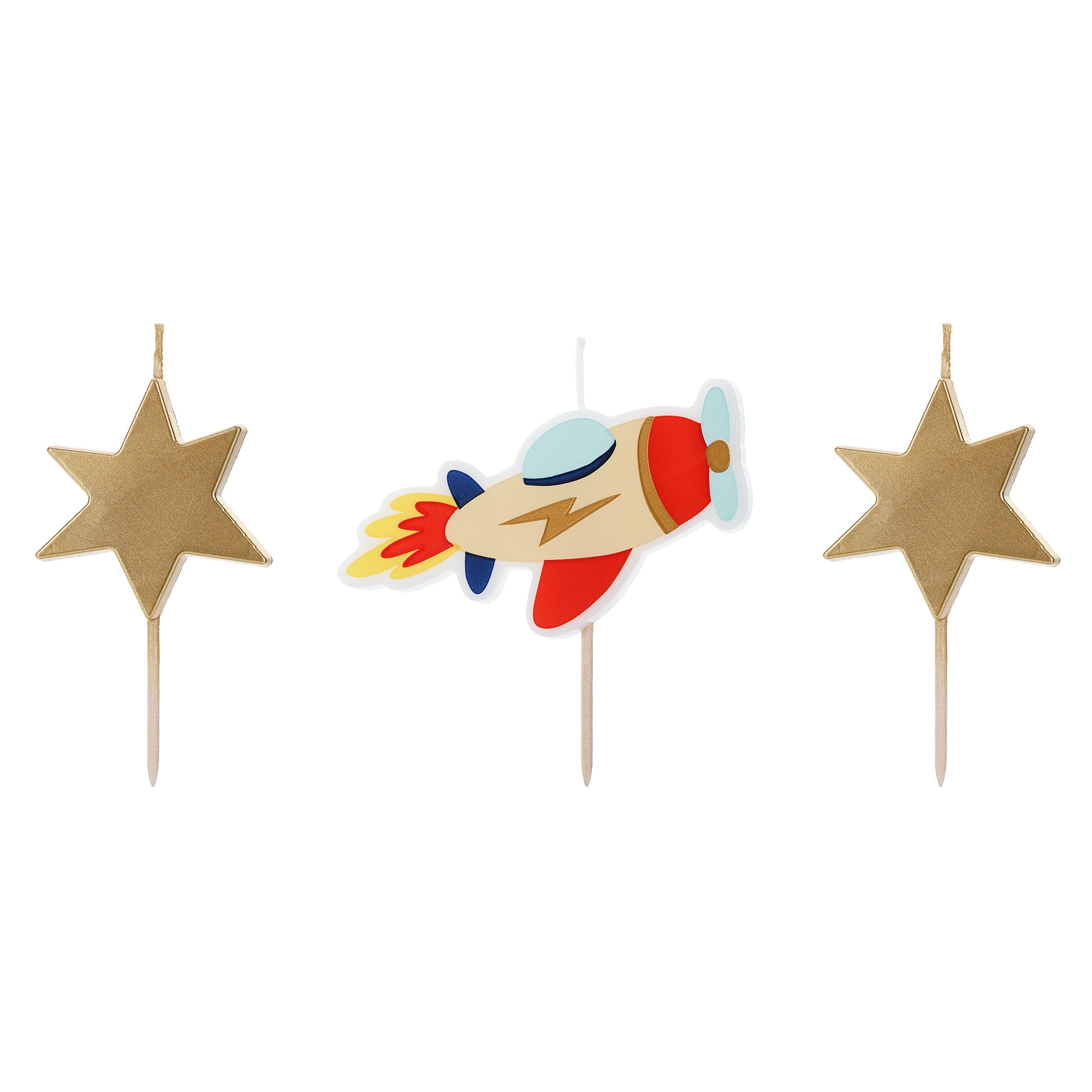 f74f04891b36653b7fc9e9a2a2defd37d1a13ee1 3 Kuchenkerzen "Flugzeug"